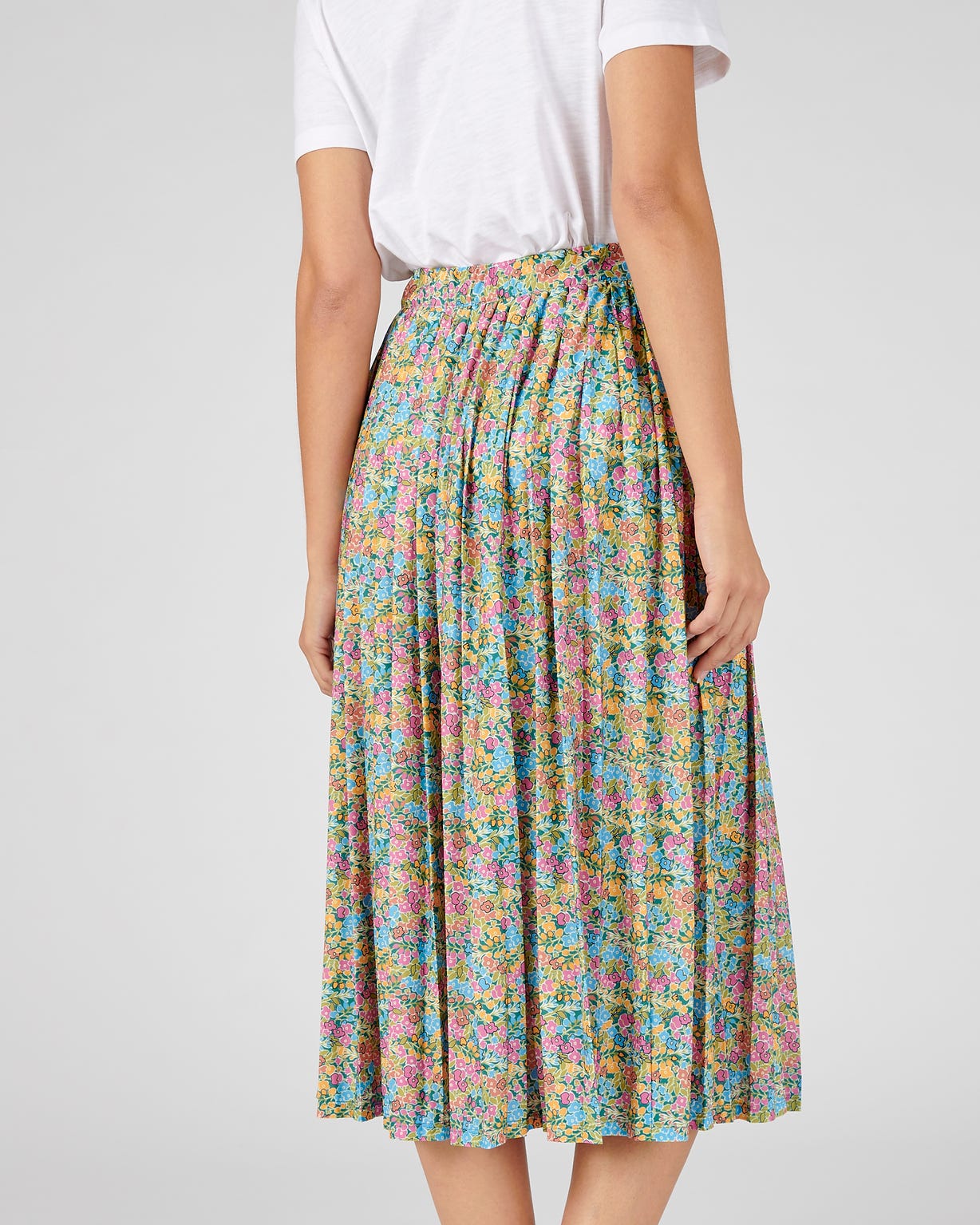 Jupe maille plissée