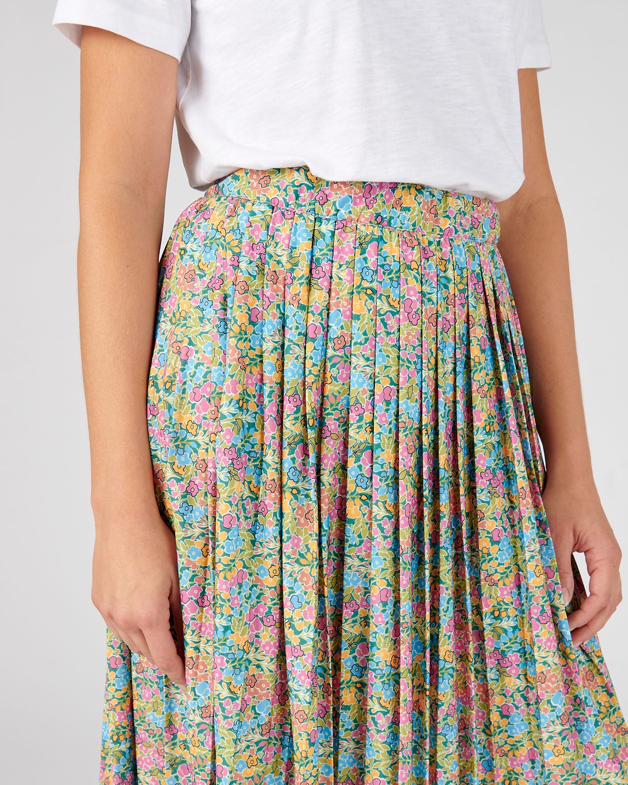 Jupe maille plissée