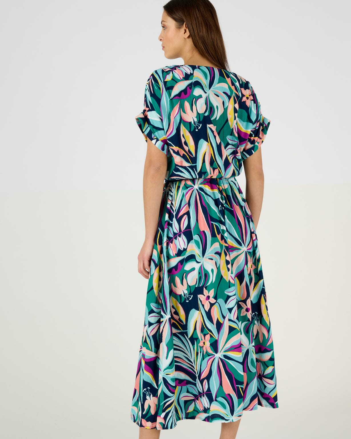 Robe crépon pure viscose