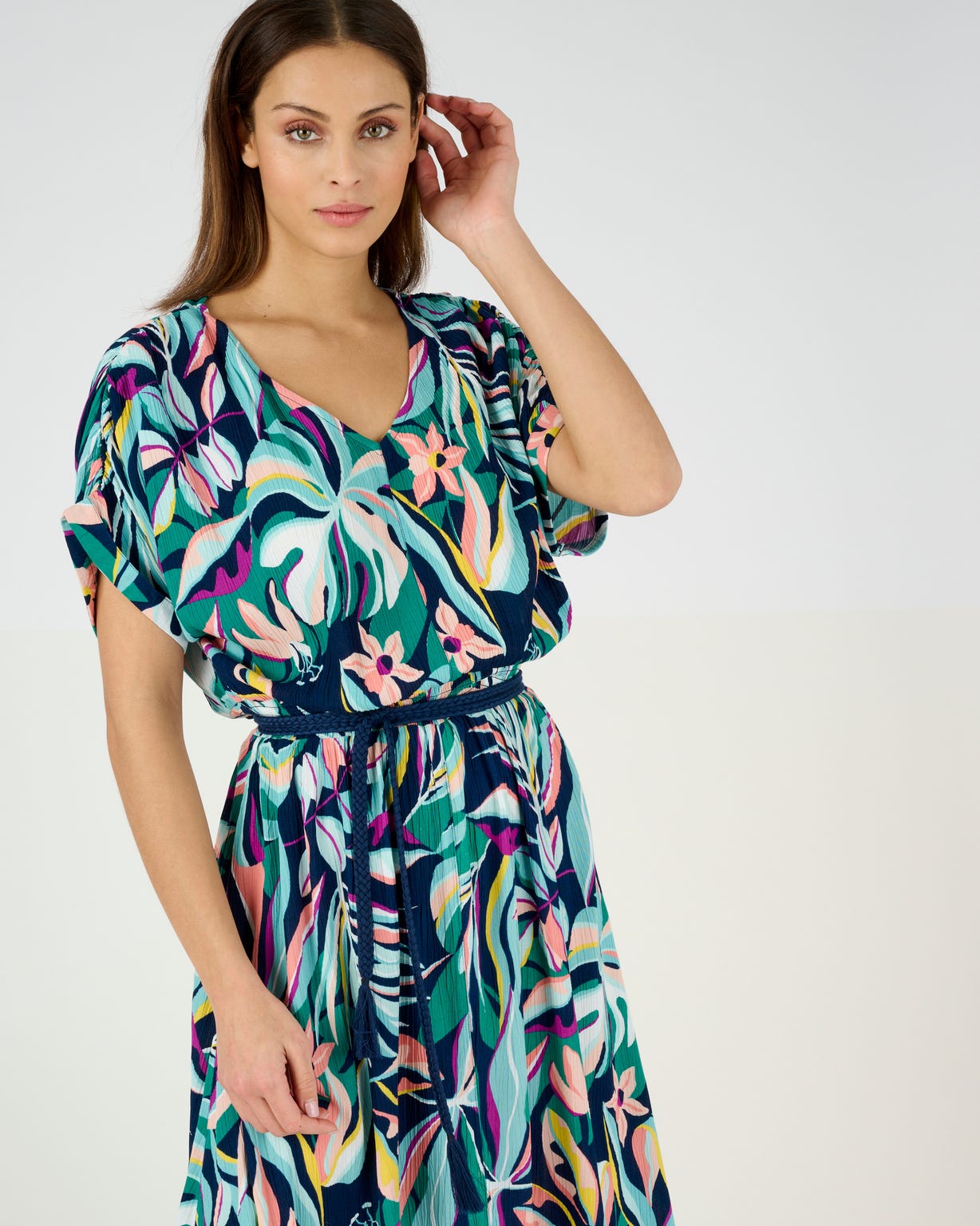 Robe crépon pure viscose