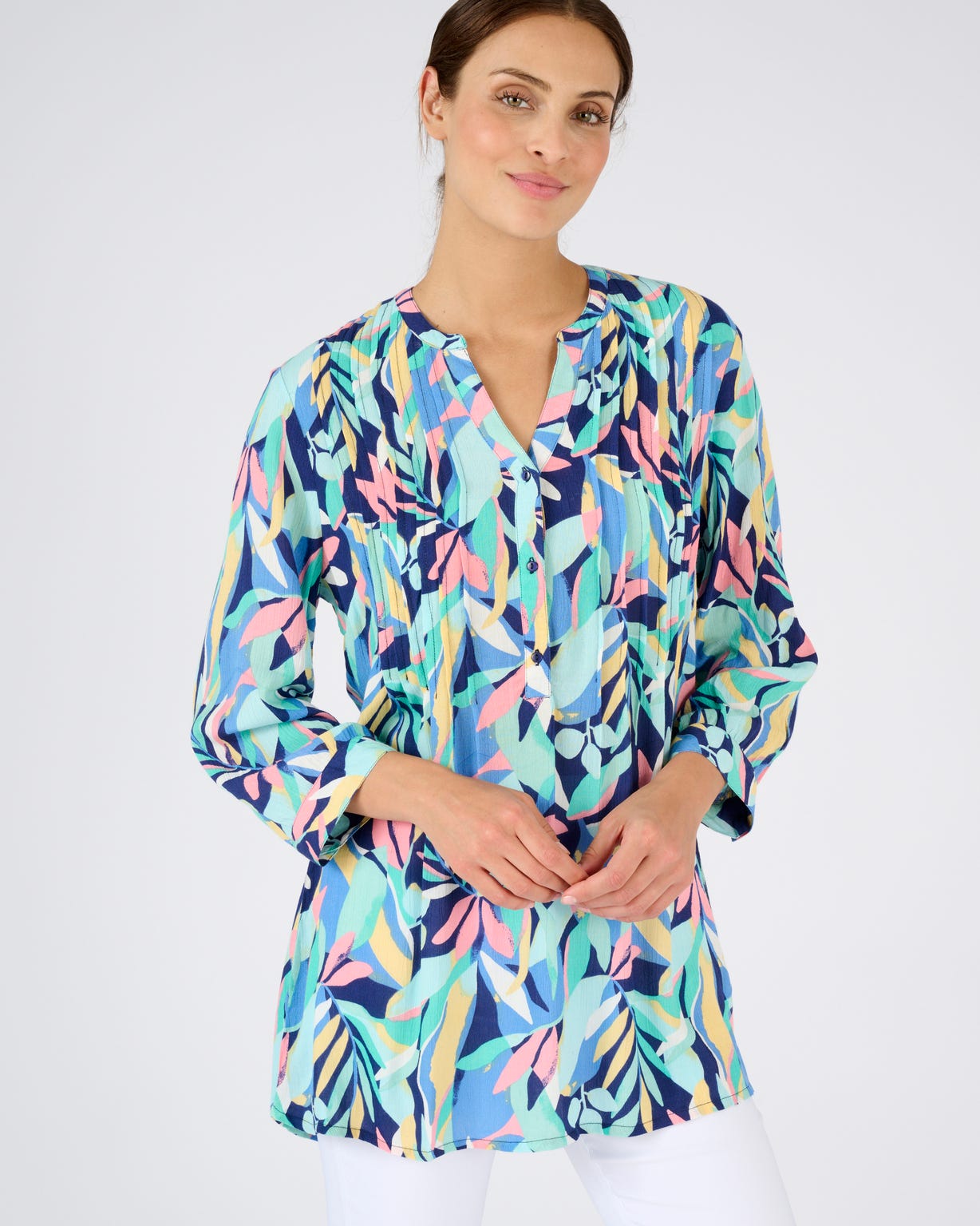 Tunique créponnée pure viscose