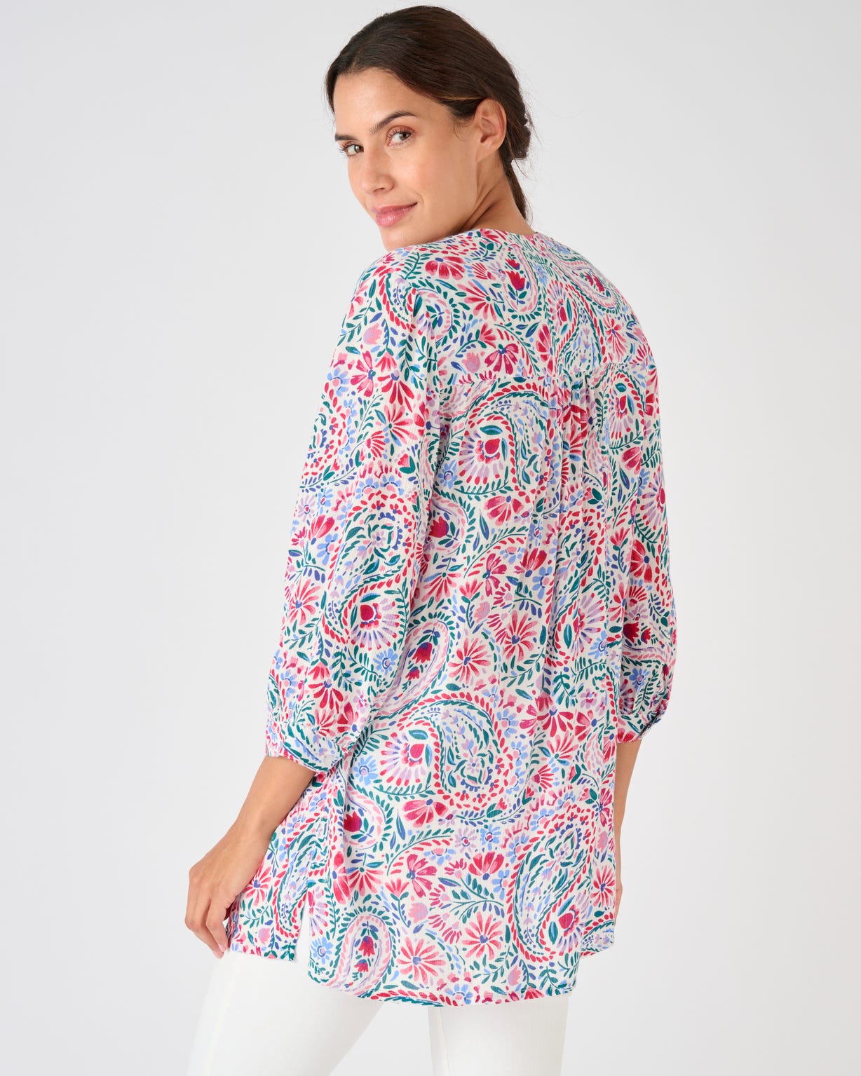 Tunique créponnée pure viscose
