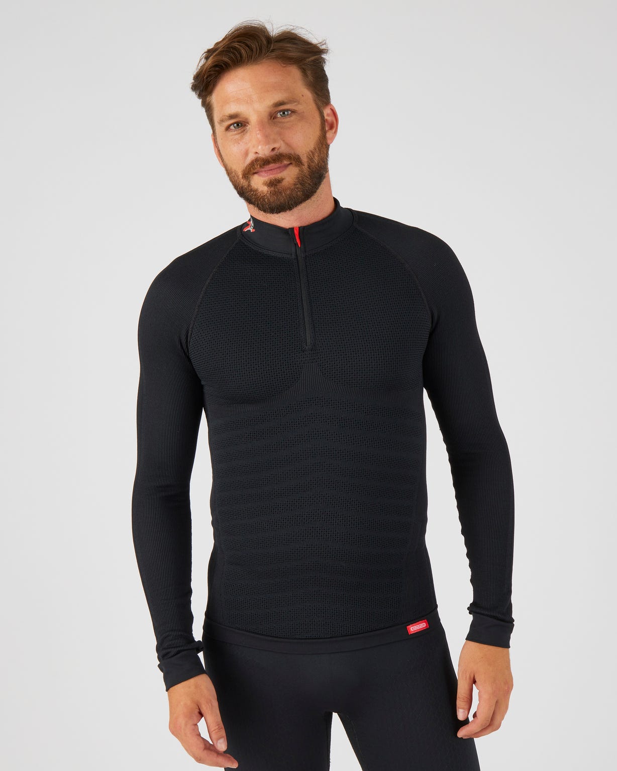 T-shirt col zippé Classic Riders Energy 5 Thermolactyl homme
