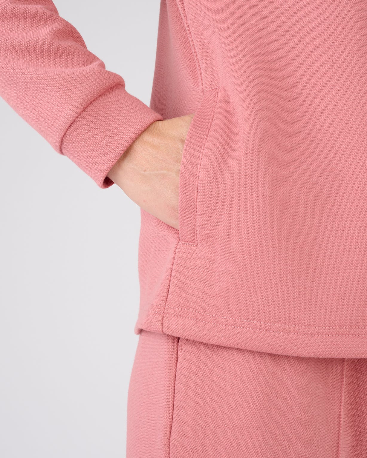 Sweat-shirt en maille piquée