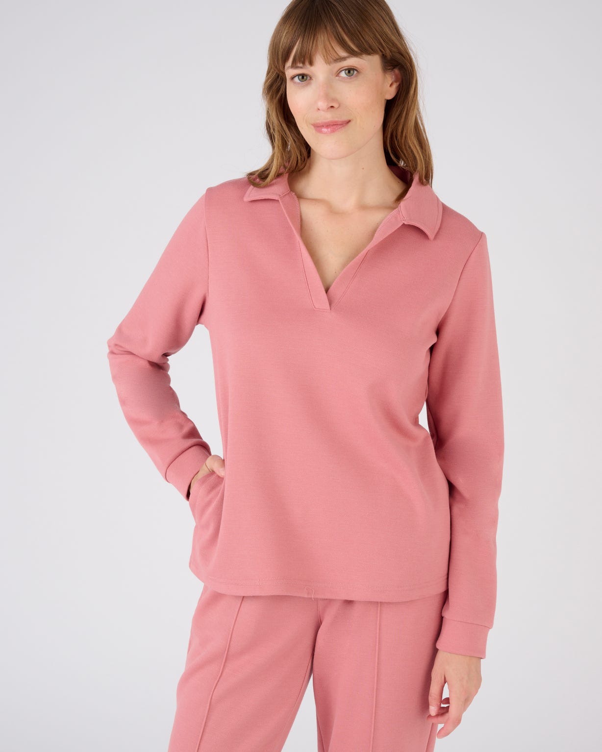 Sweat-shirt en maille piquée