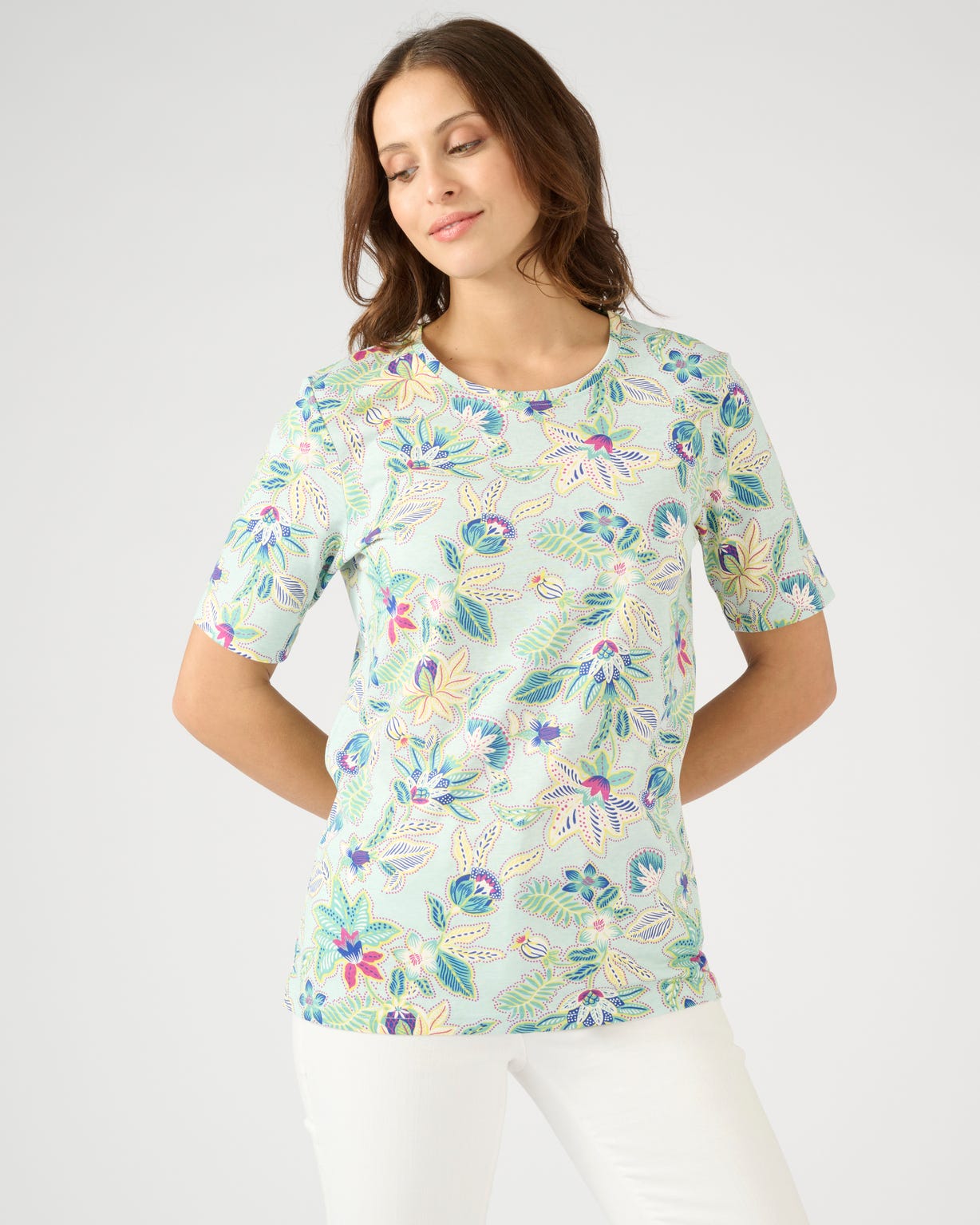 T-shirt imprimé pur coton