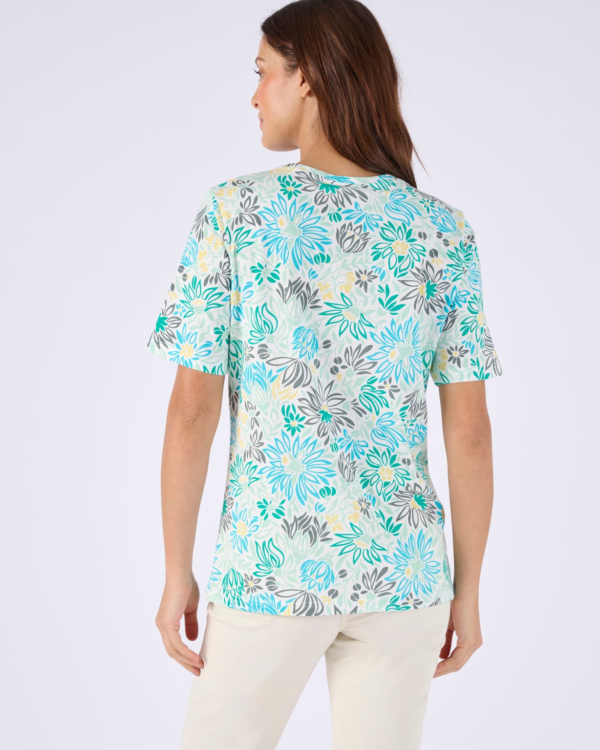 T-shirt imprimé pur coton