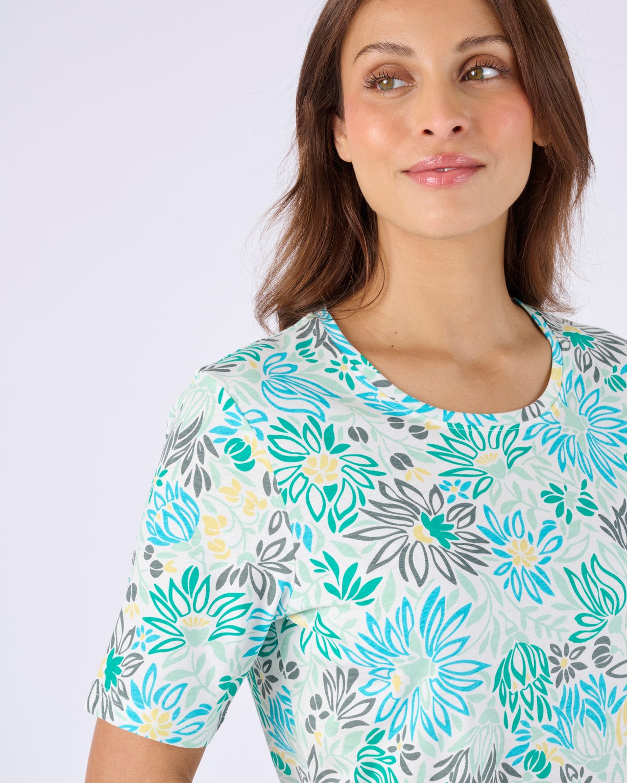 T-shirt imprimé pur coton