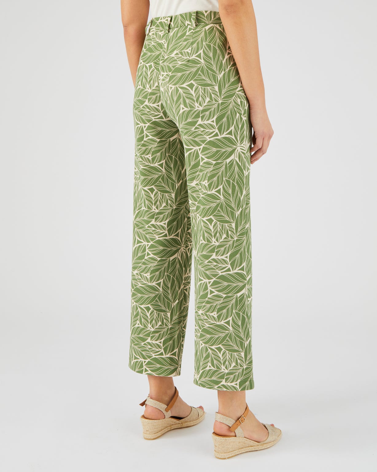 Pantalon 7/8ème maille crêpe stretch