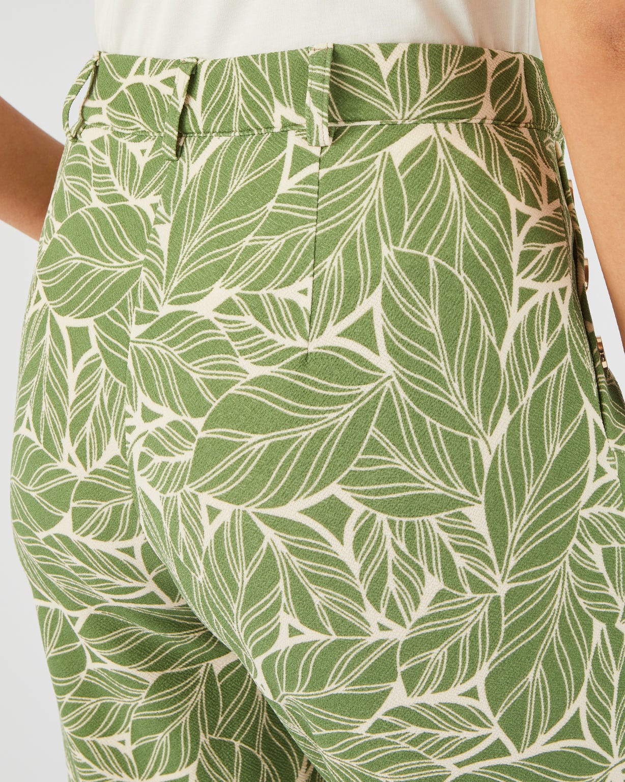 Pantalon 7/8ème maille crêpe stretch