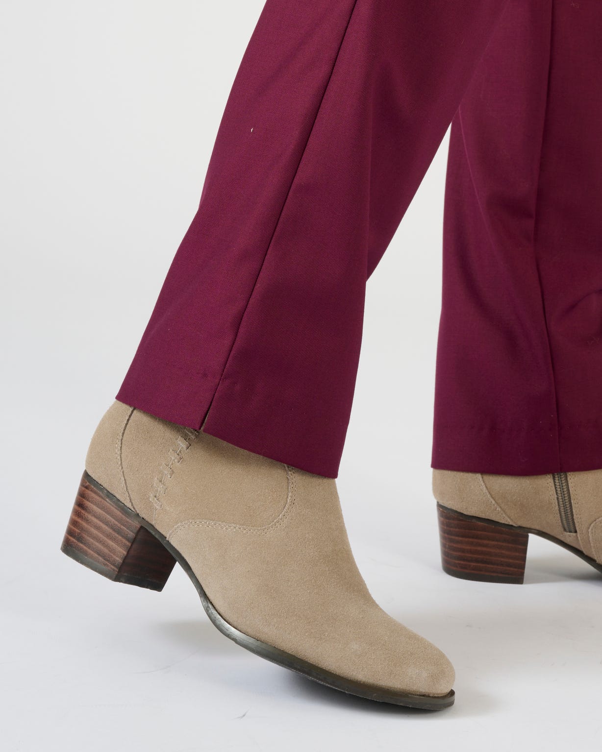 Pantalon effet ventre plat