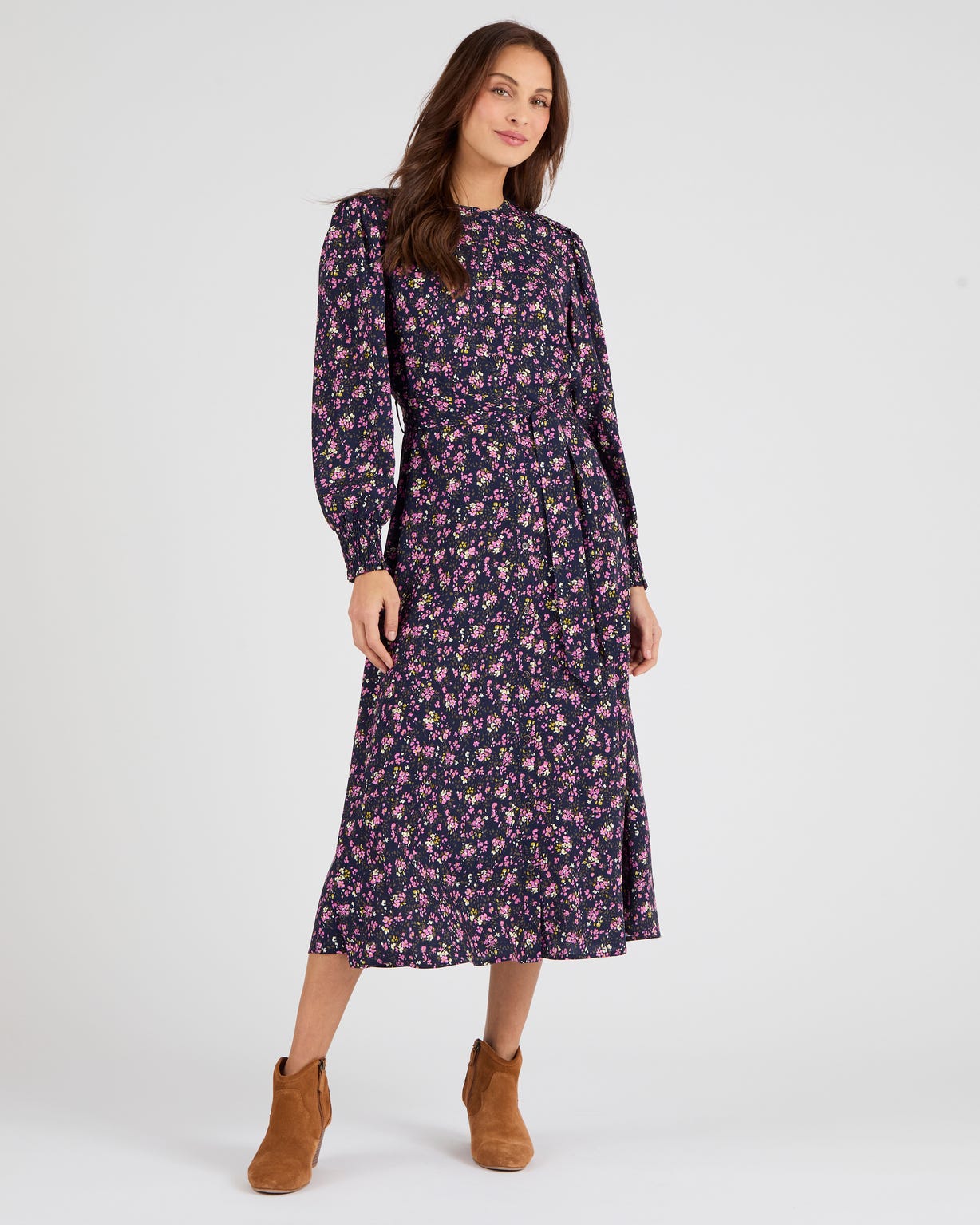 Robe-chemise pure viscose Lenzing(TM) EcoVero(TM) Robe