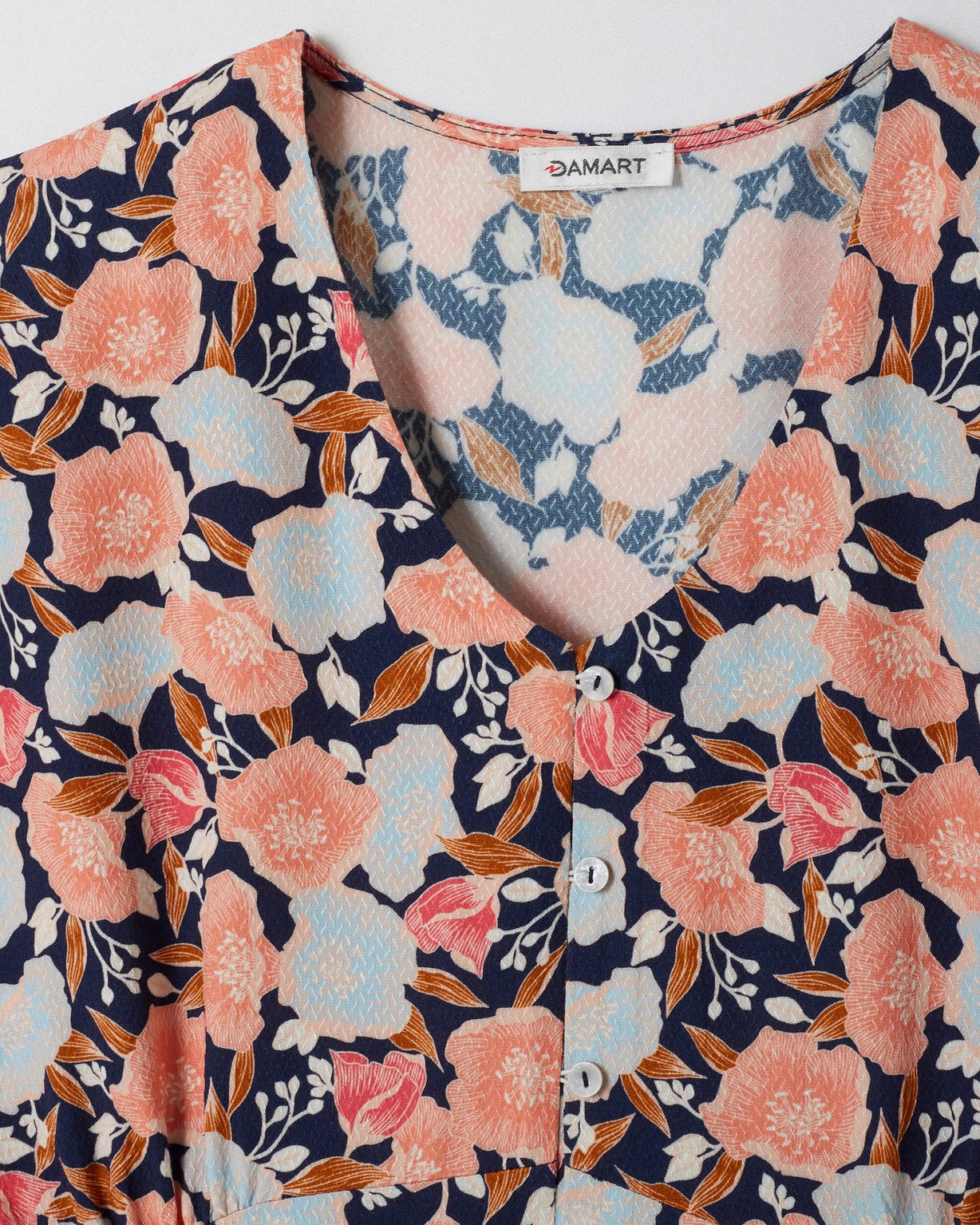 Top imprimé à basque