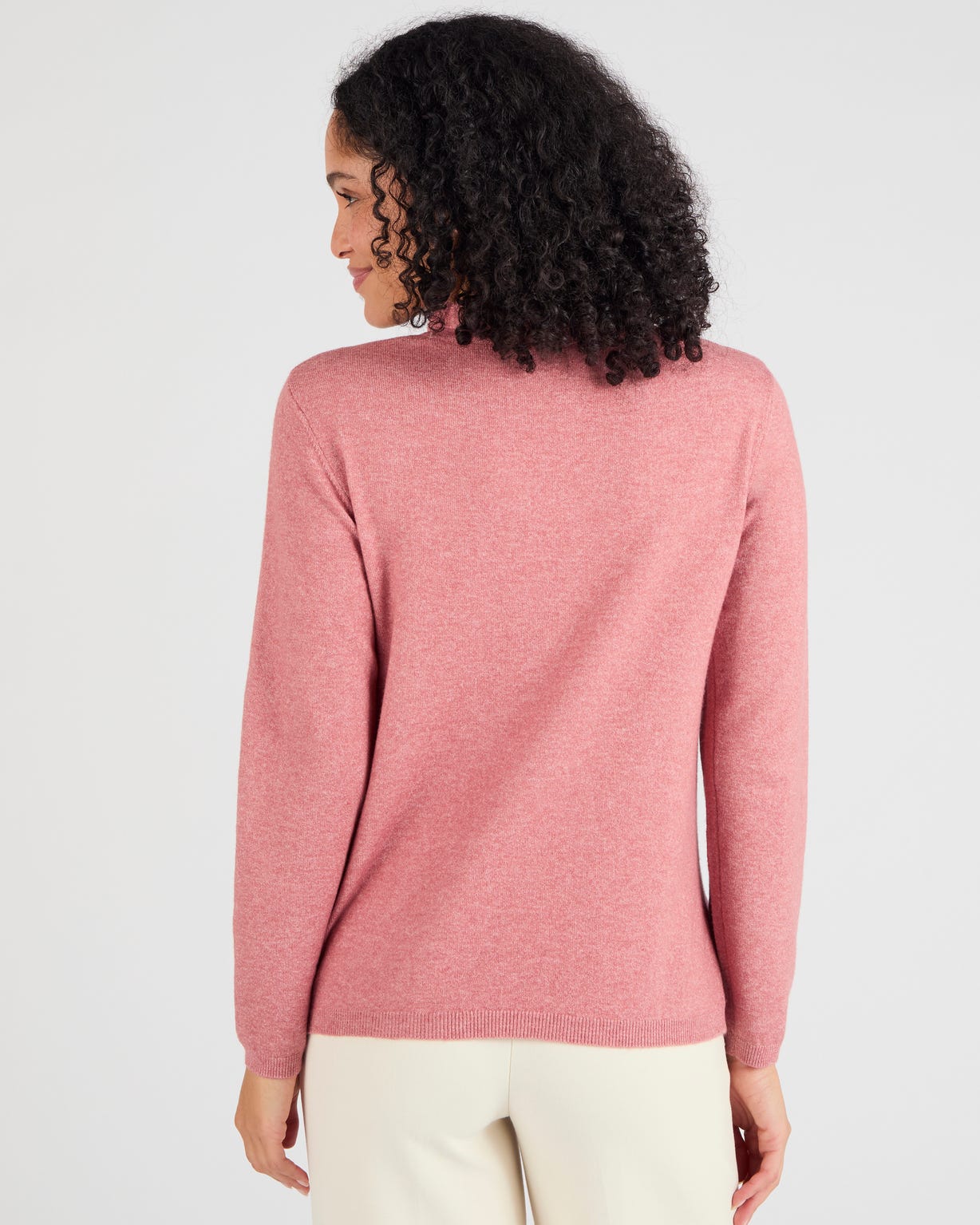 Pull col à volant mélange laine Thermolactyl