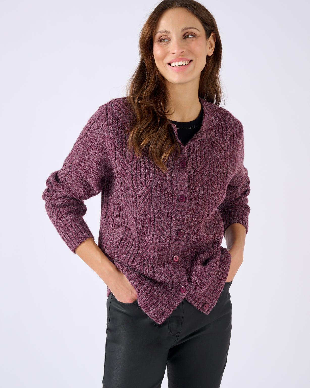 Cardigan maille chinée Thermolactyl