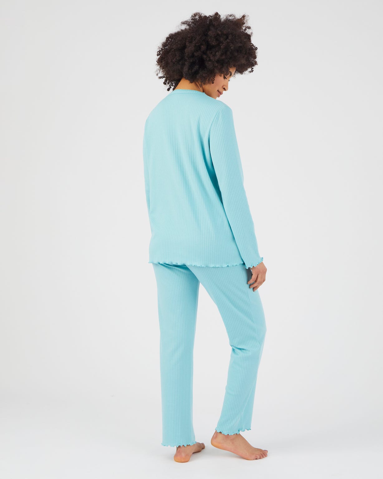 Pyjama maille côtelée