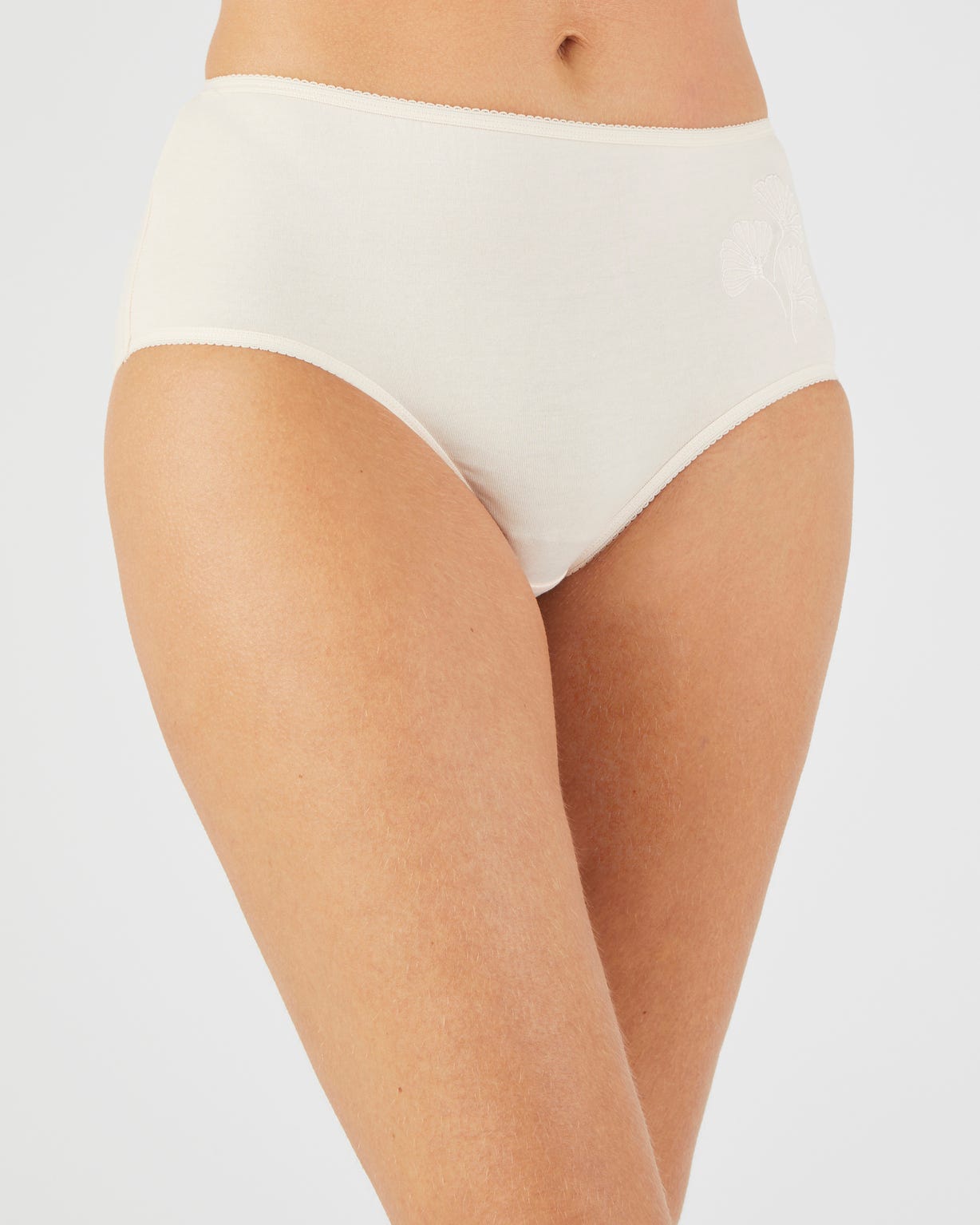 Lot de 4 culottes midi broderie fantaisie