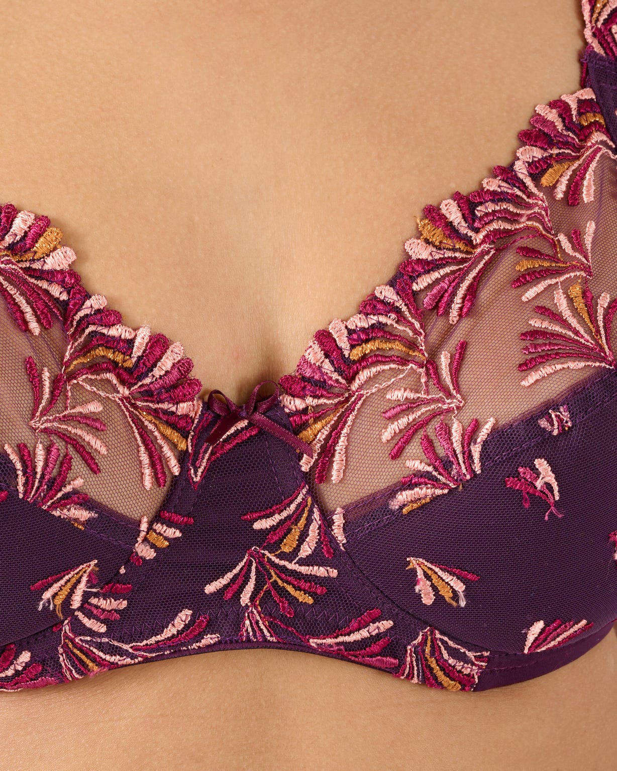 Soutien-gorge armatures brodé BELLA de Damart