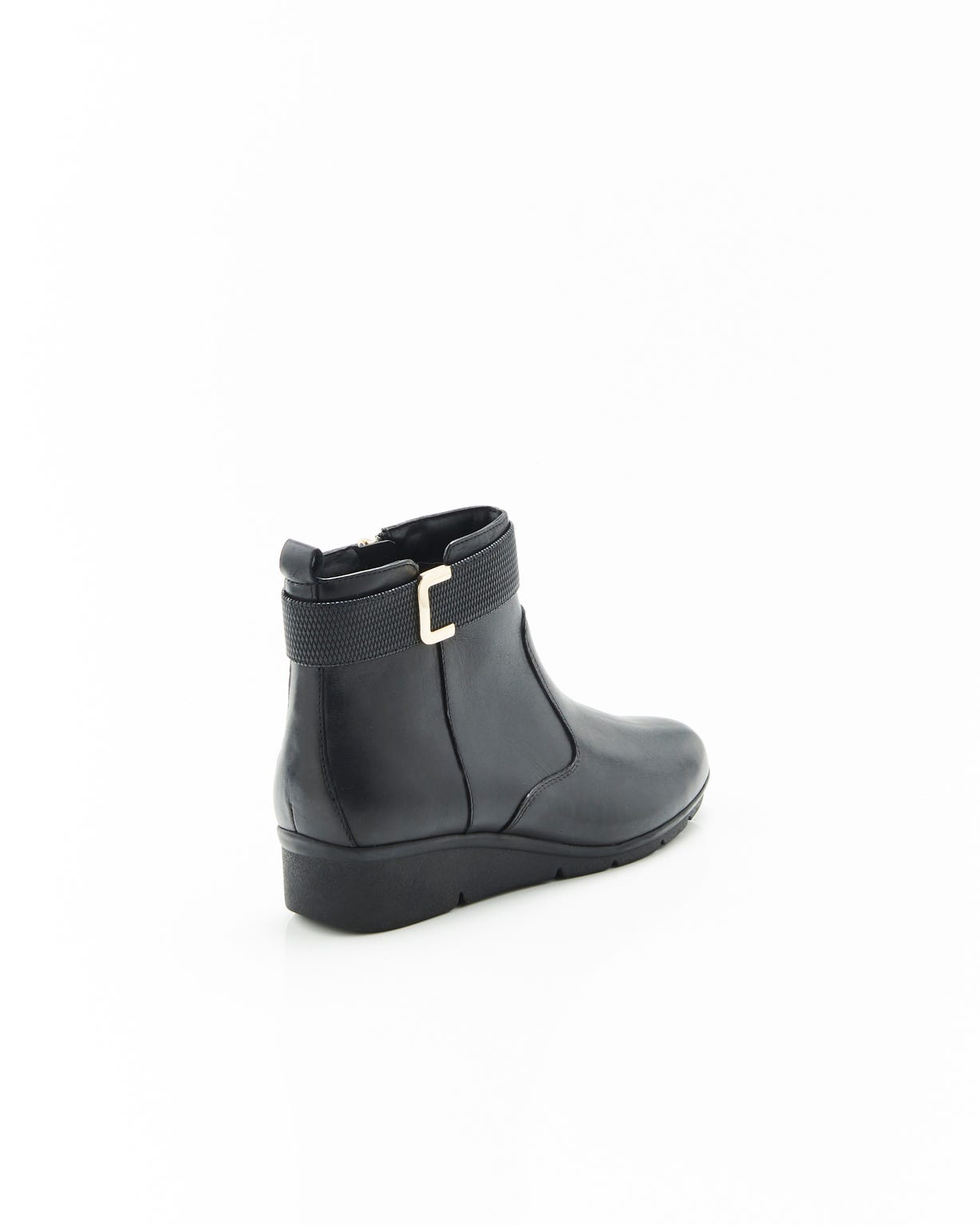 Boots compensés à boucle Amortyl