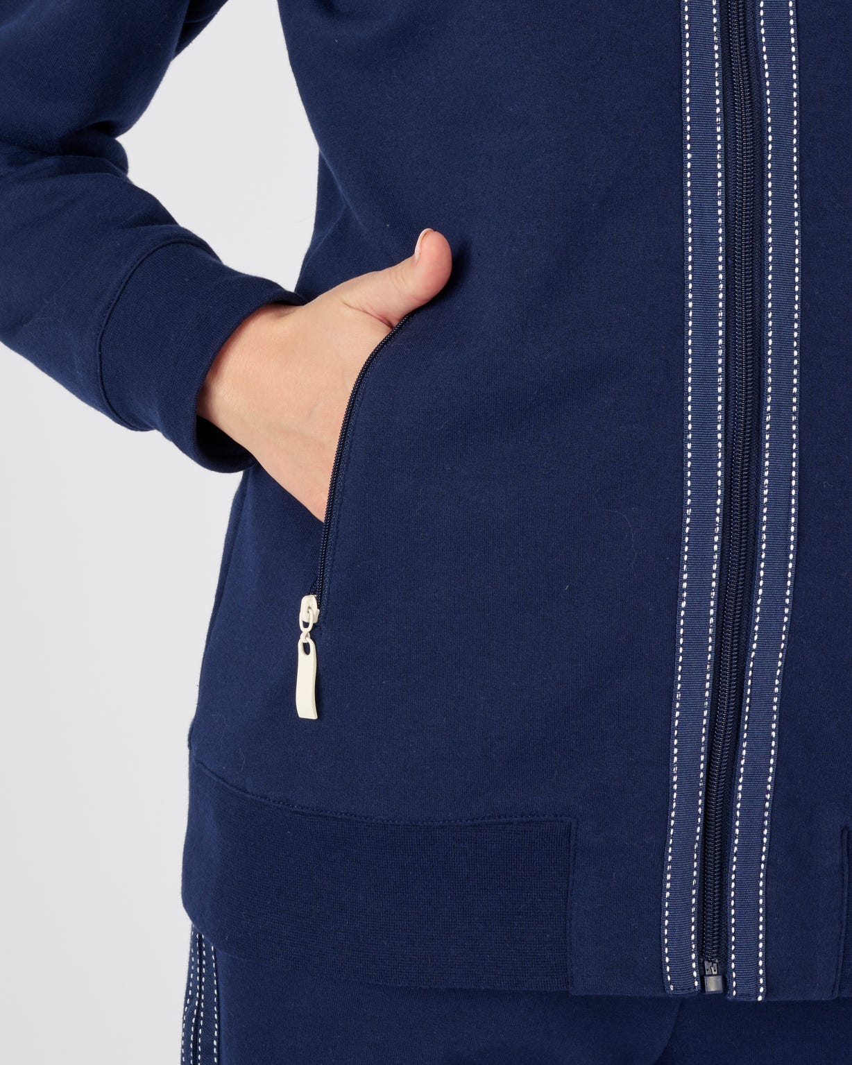 Veste de jogging zippée