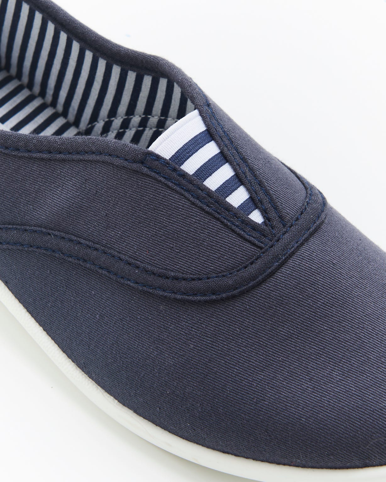Chaussons dessus toile