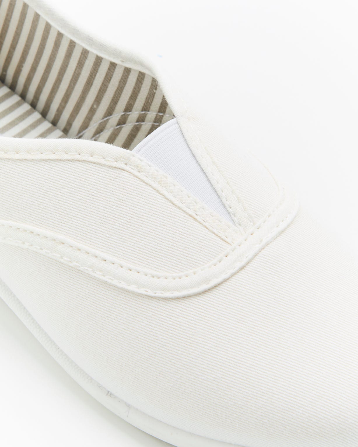 Chaussons dessus toile
