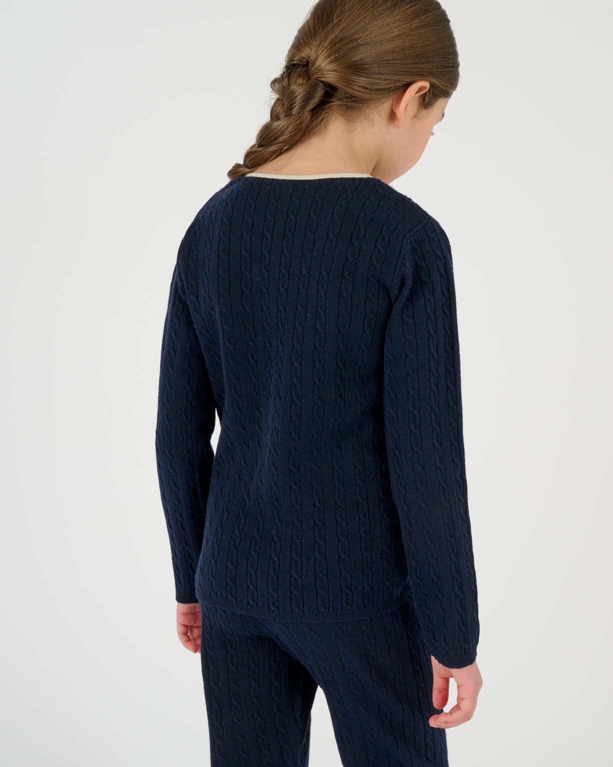 Pull Thermolactyl fille, maille torsadée