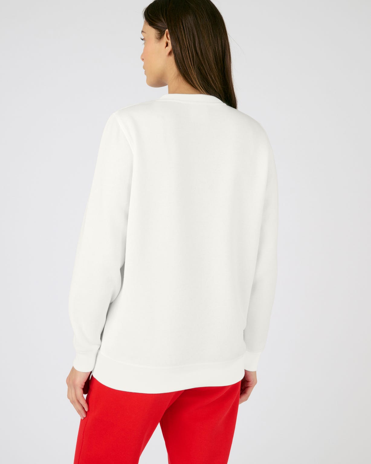 Sweat-shirt molletonné à motif placé Thermolactyl