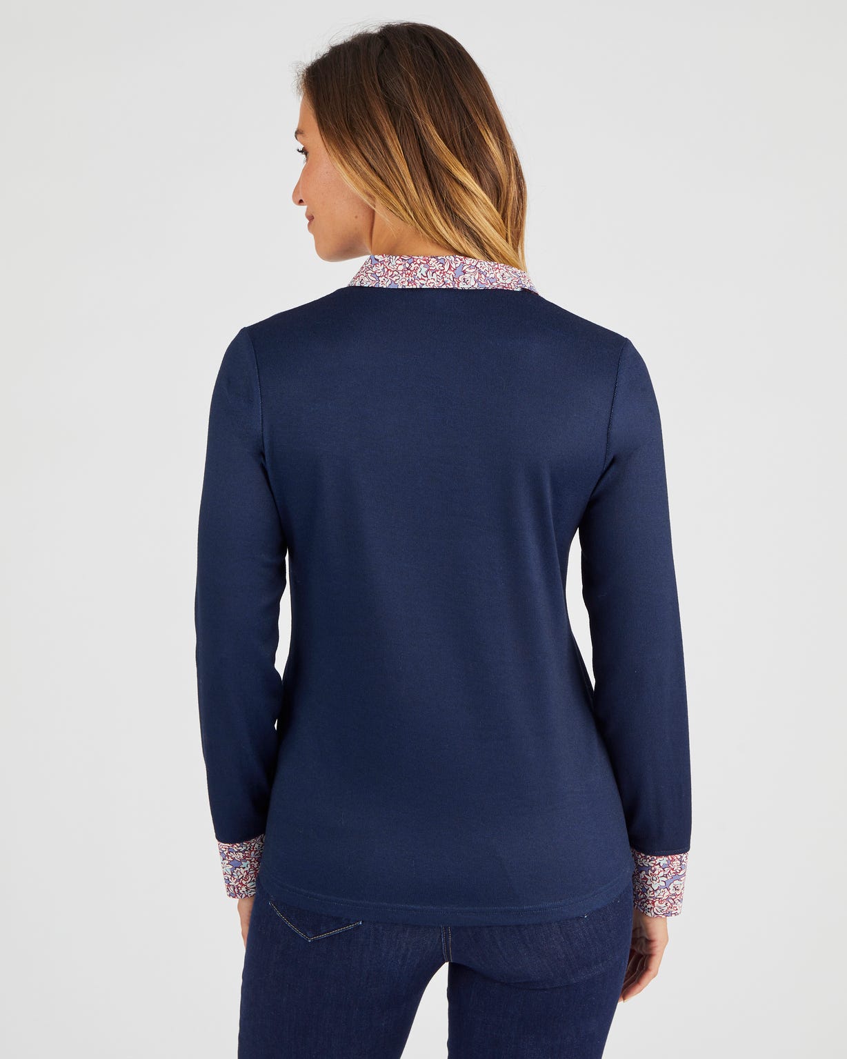 T-shirt effet 2 en 1 maille chaude