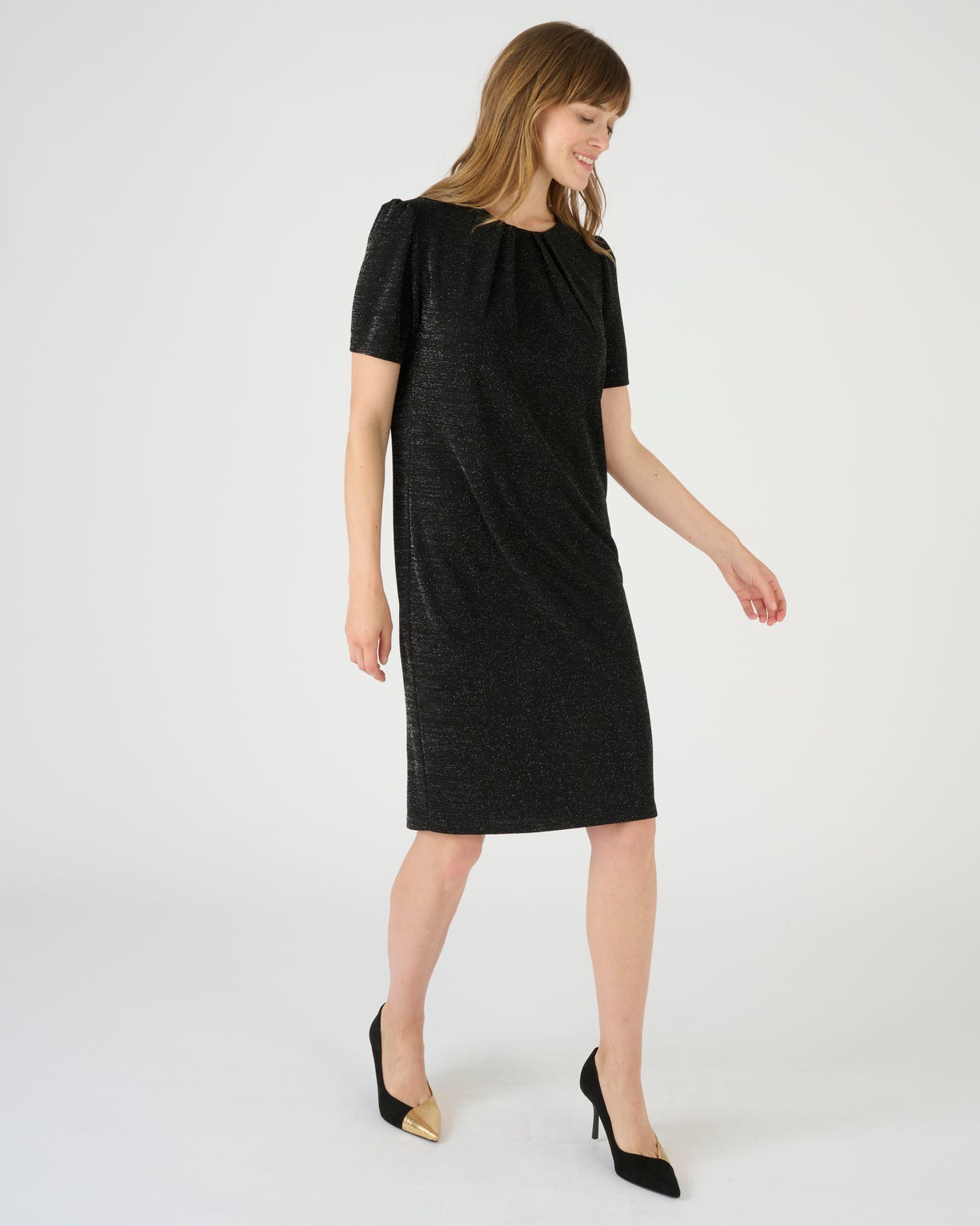 Robe en maille scintillante