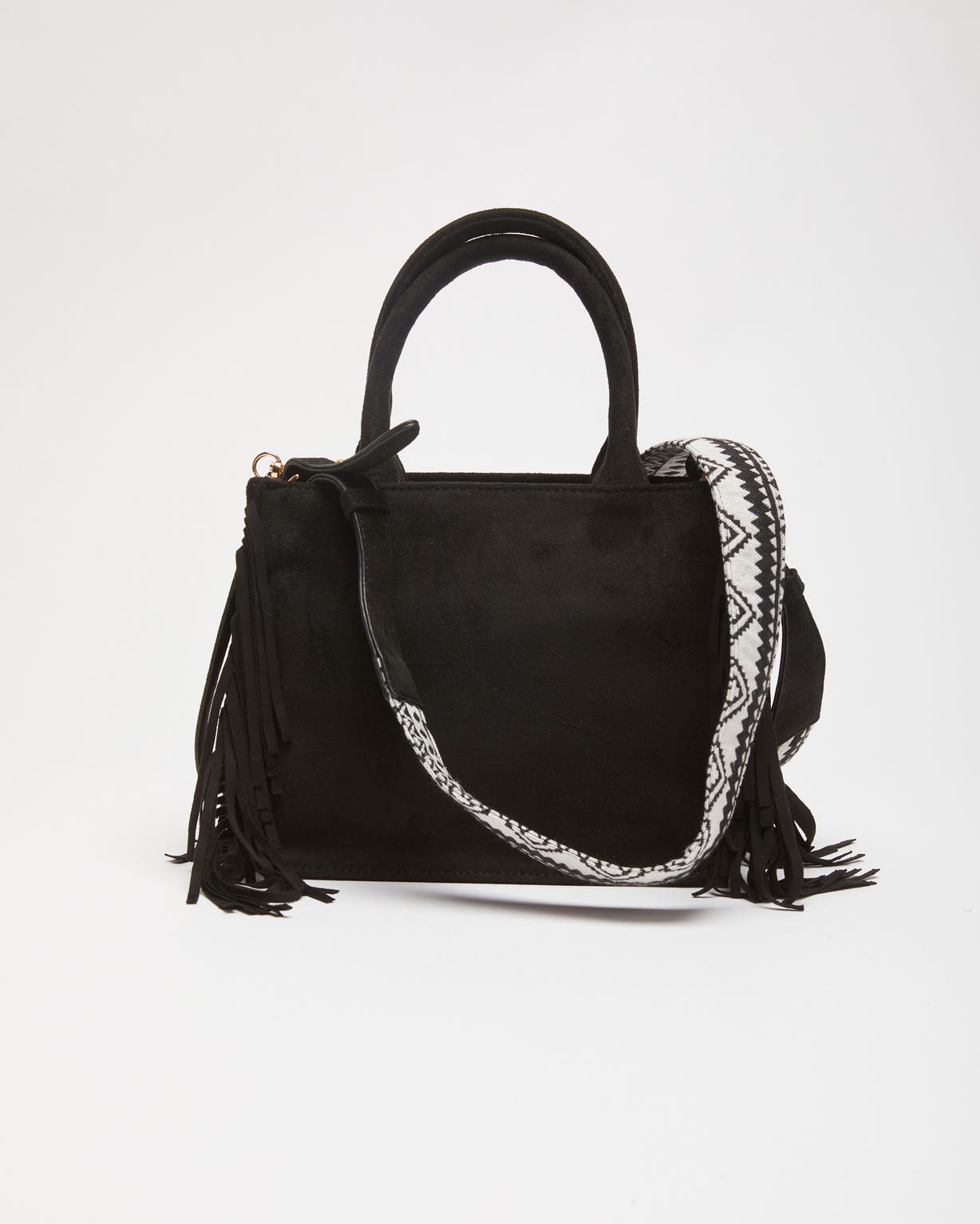 Sac à franges aspect suédé