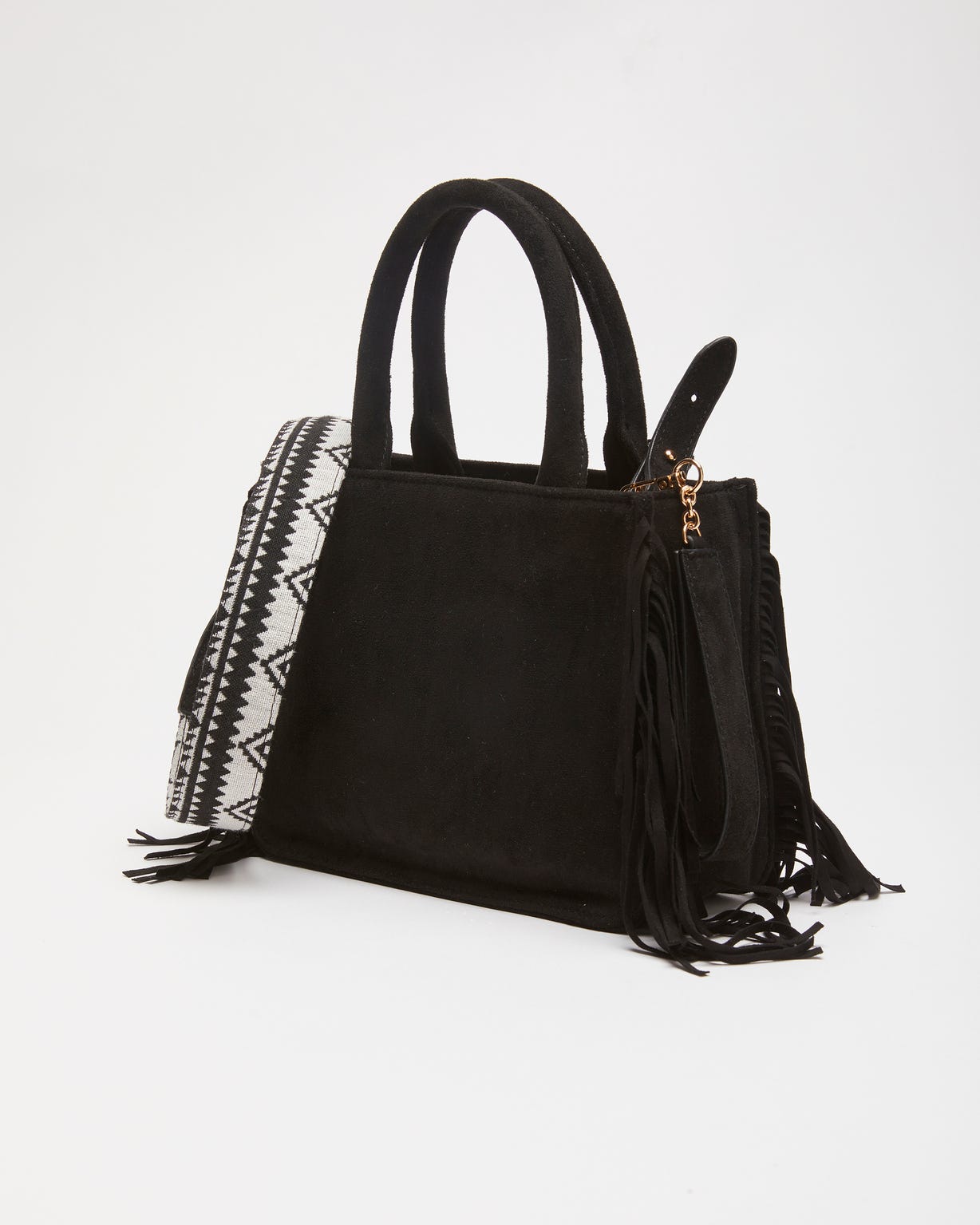 Sac à franges aspect suédé