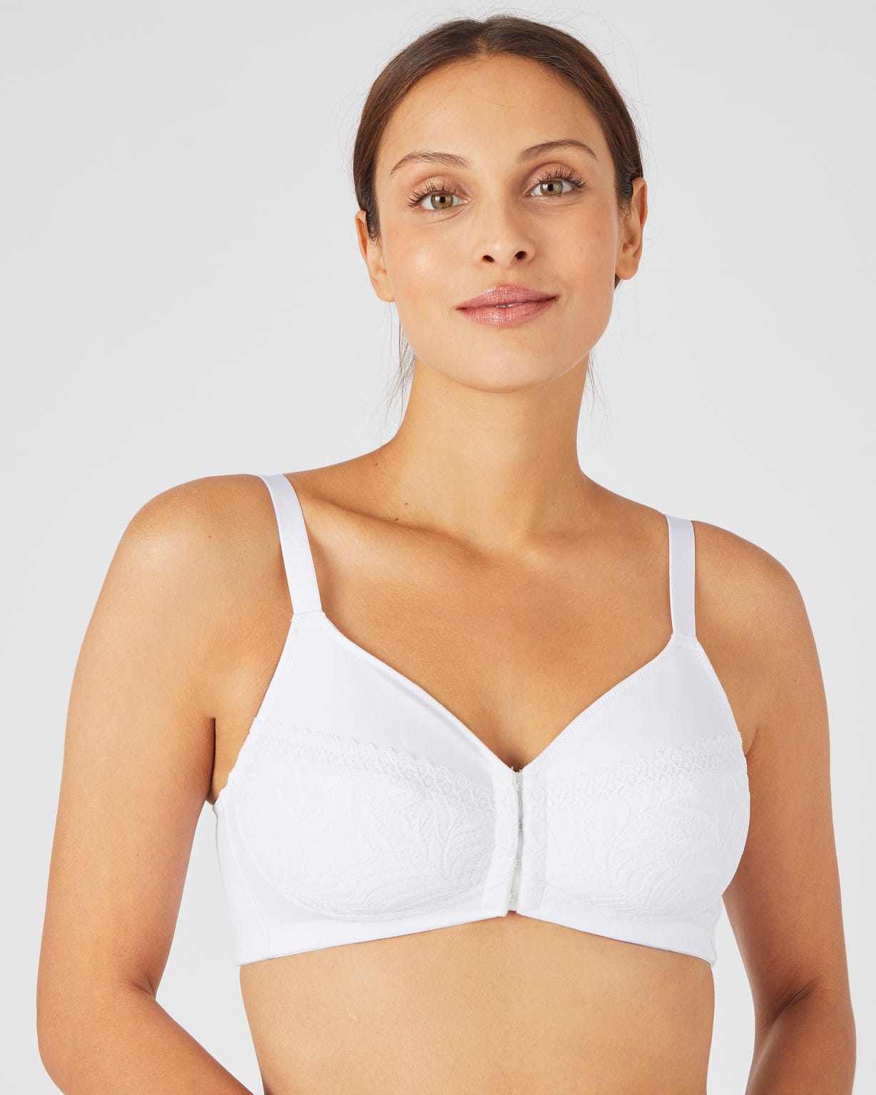 Soutien-gorge sans armatures post-opératoire, ouvert devant