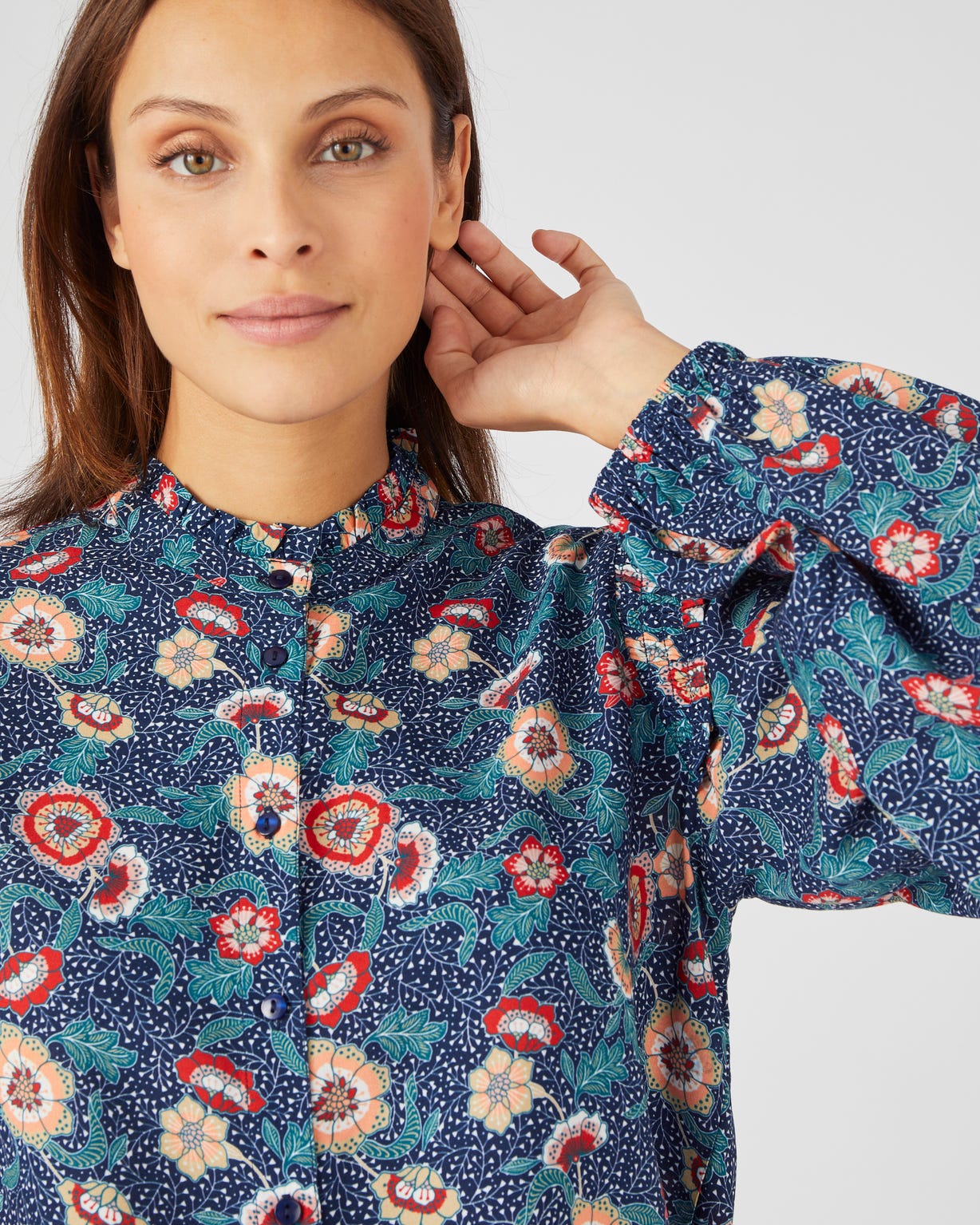 Chemisier imprimé pure viscose