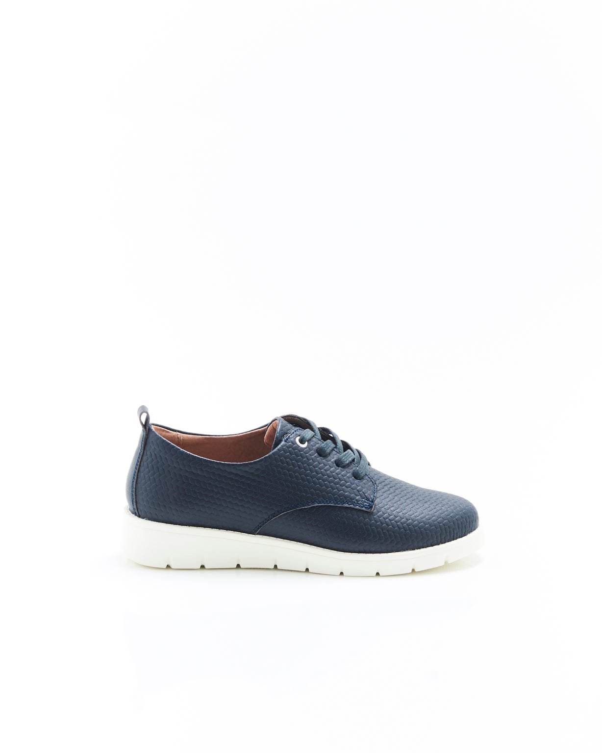 Derbies dessus cuir reliéfé Amortyl