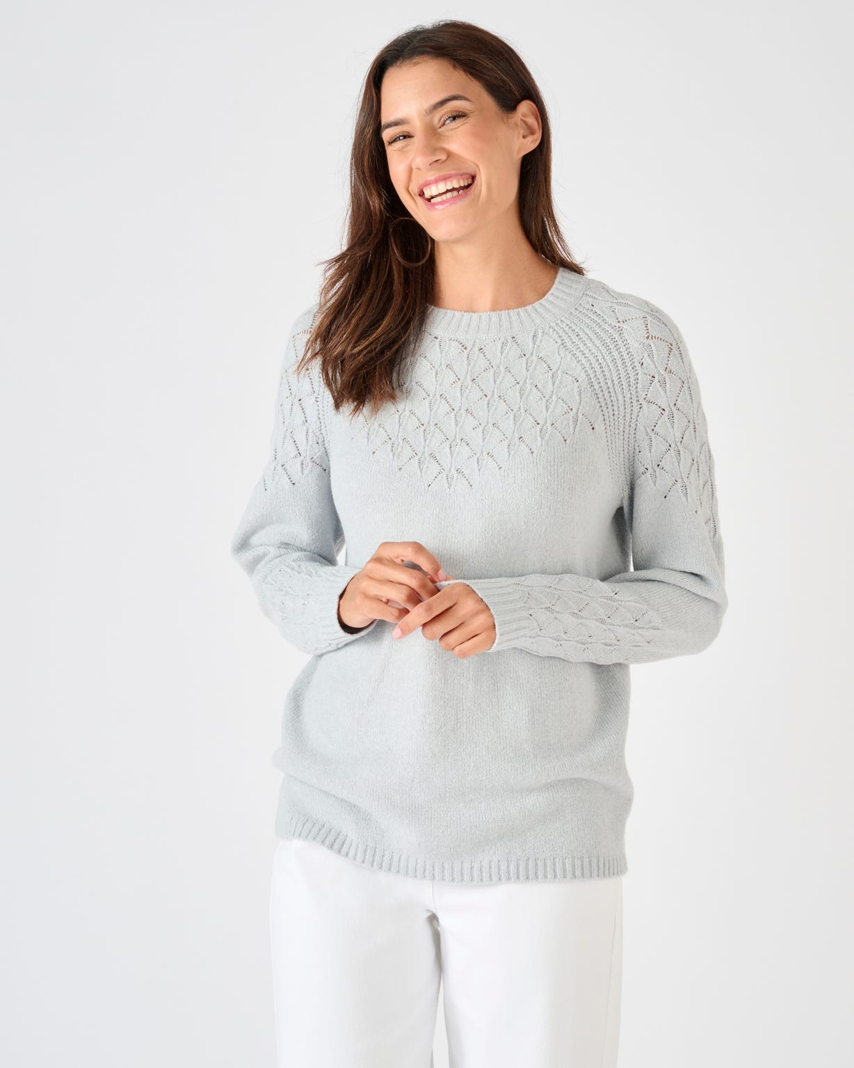 Pull maille fantaisie