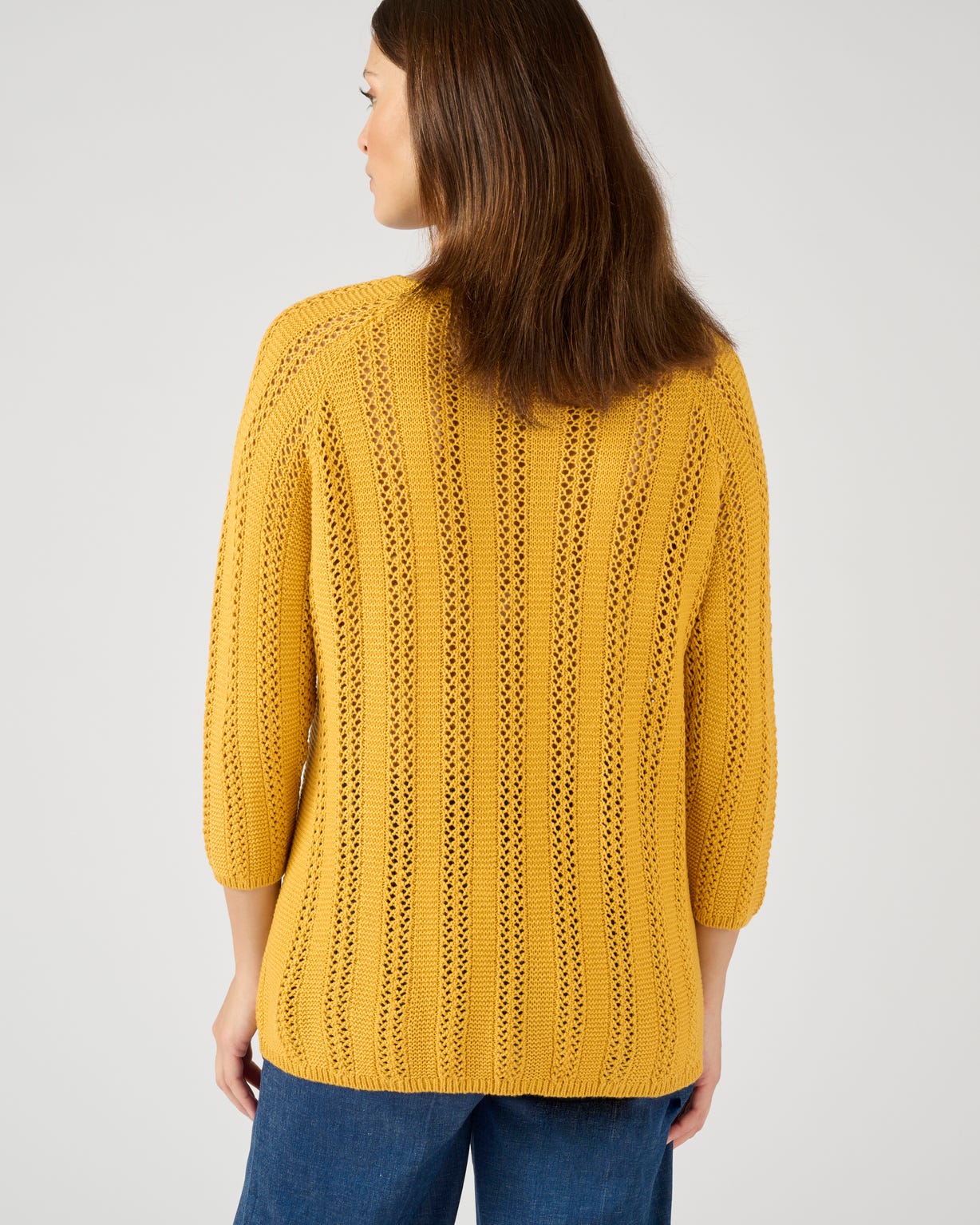 Pull jeu de maille losange