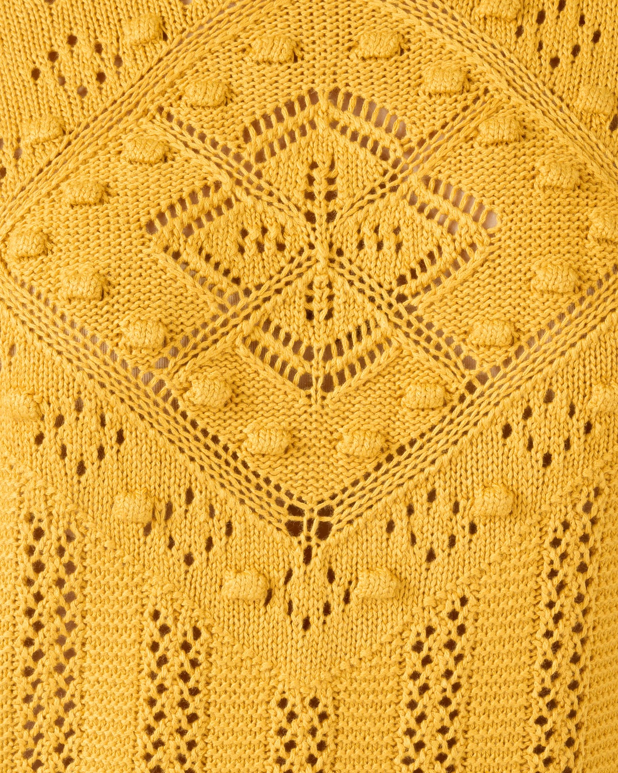 Pull jeu de maille losange