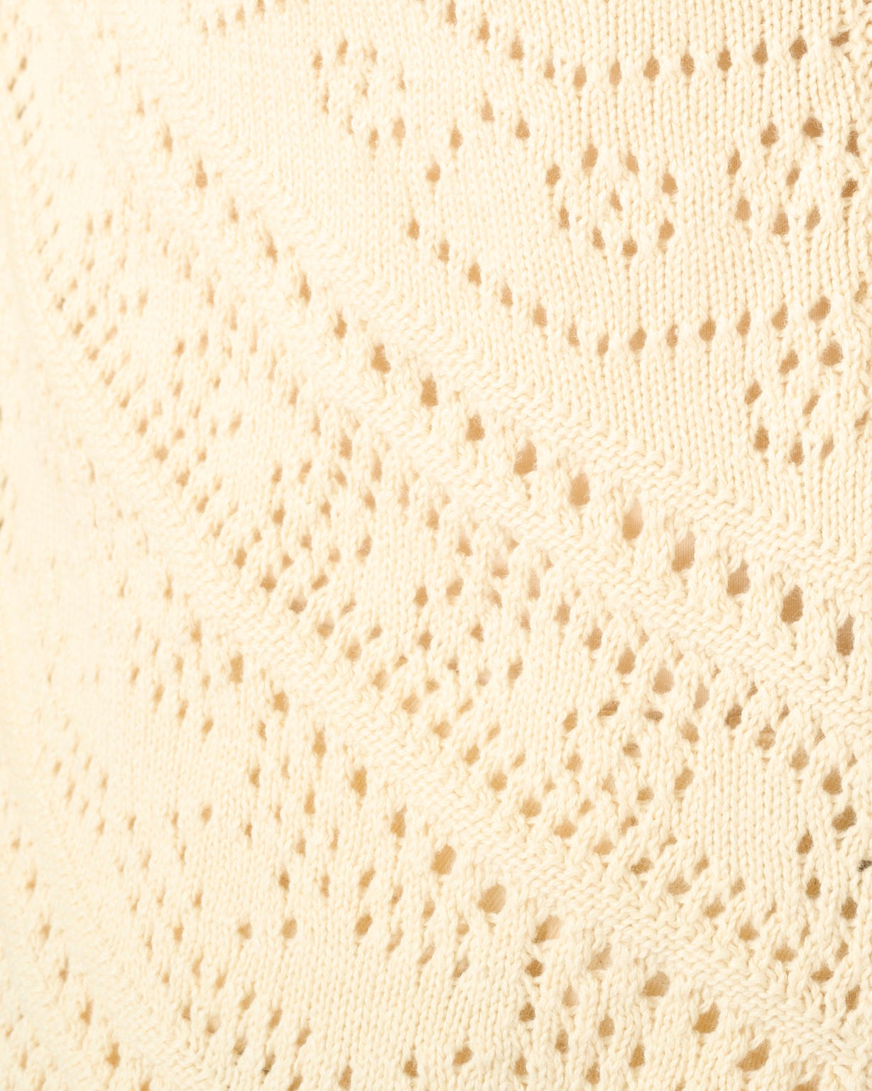 Gilet maille ajourée