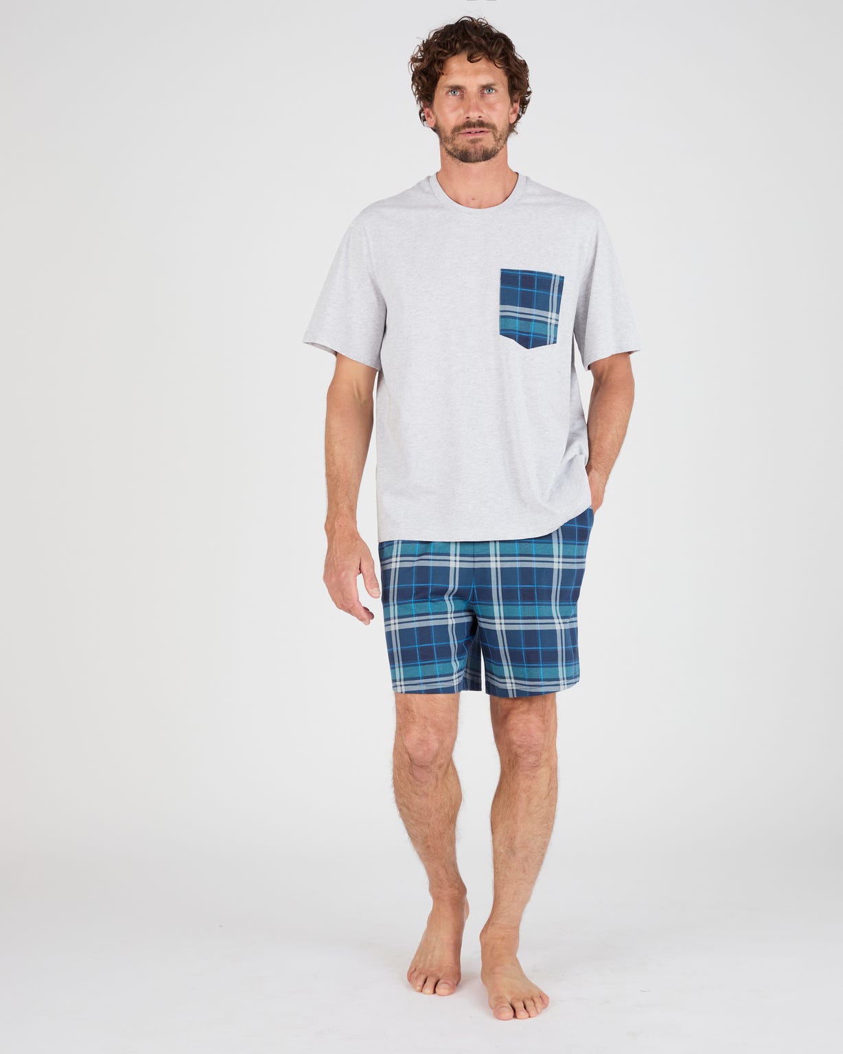 Pyjashort maille jersey pur coton peigné