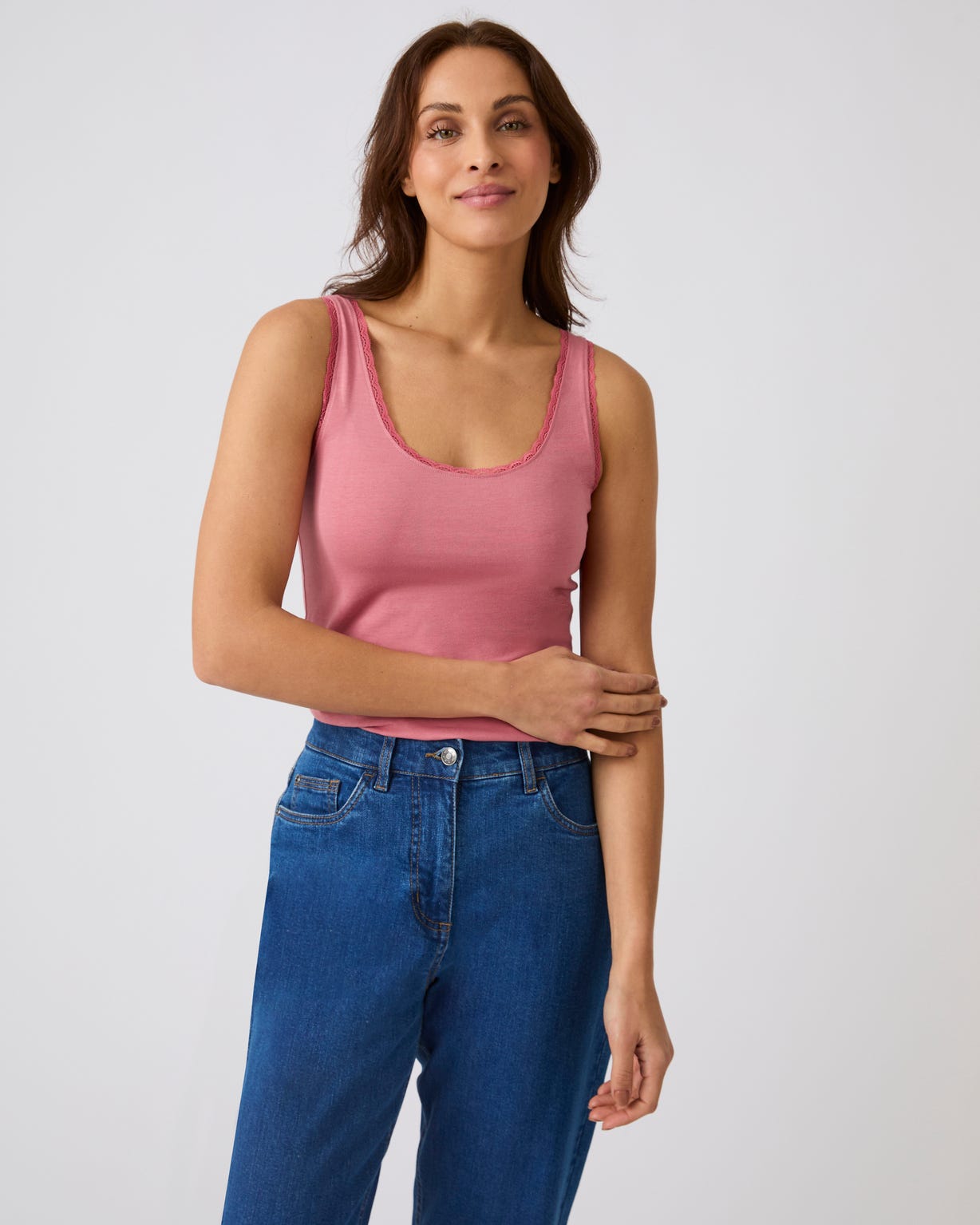 Débardeur Essential maille jersey extensible