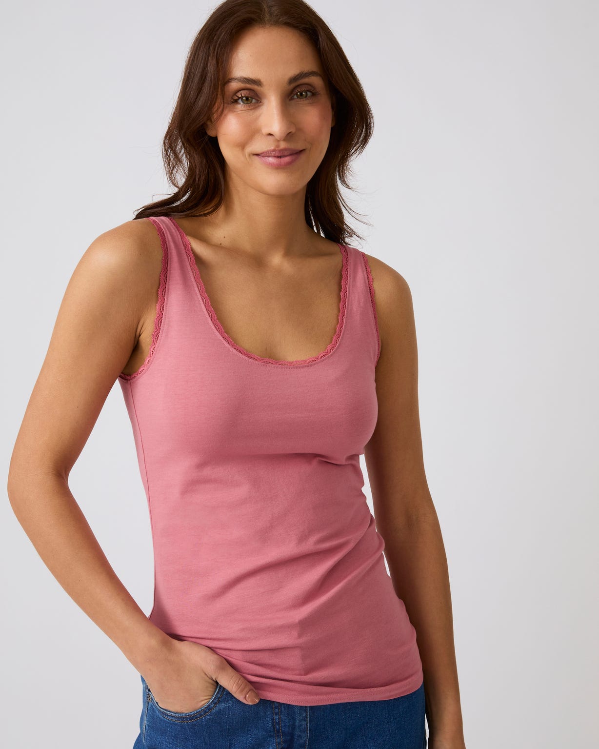 Débardeur Essential maille jersey extensible