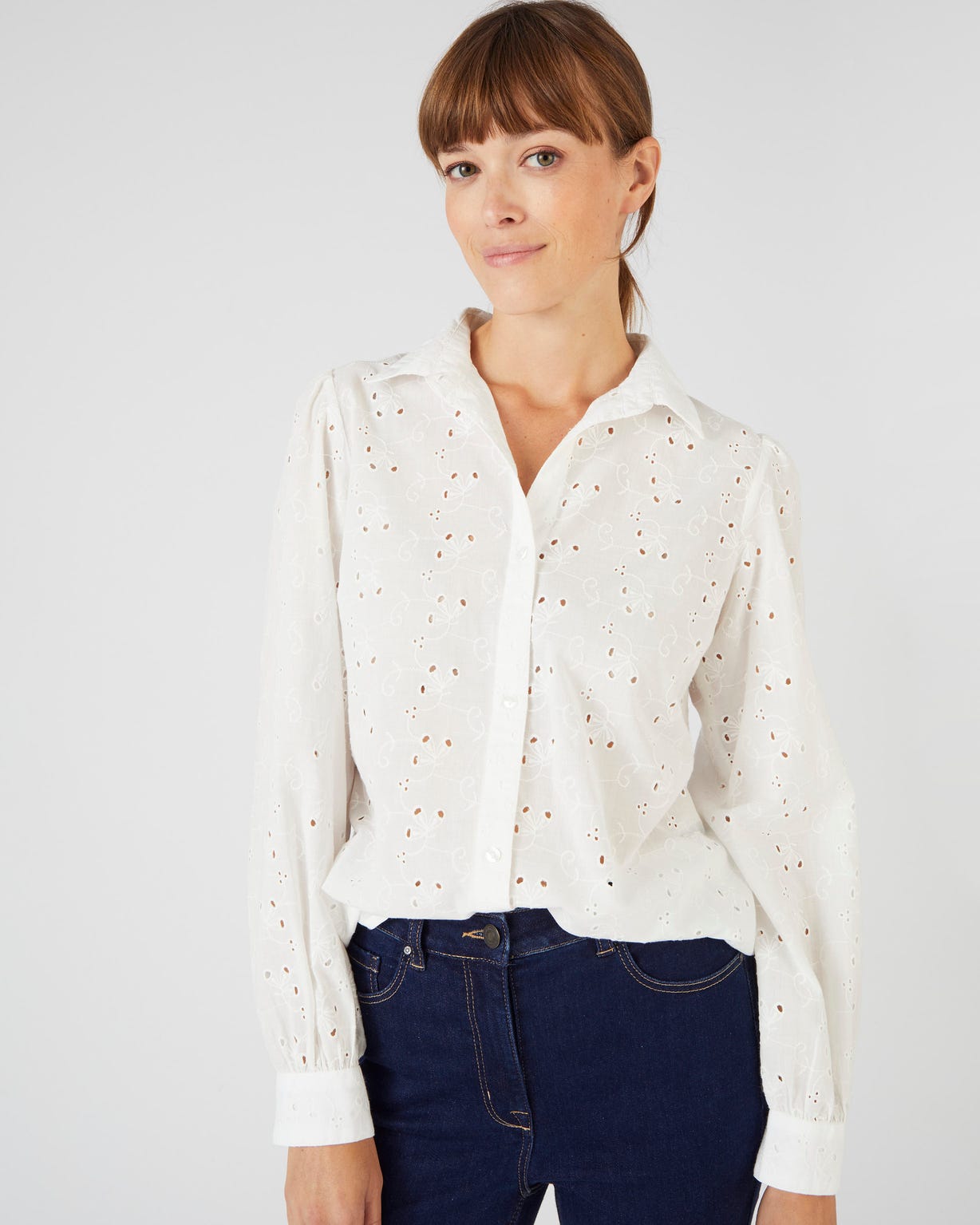 Chemisier broderie anglaise