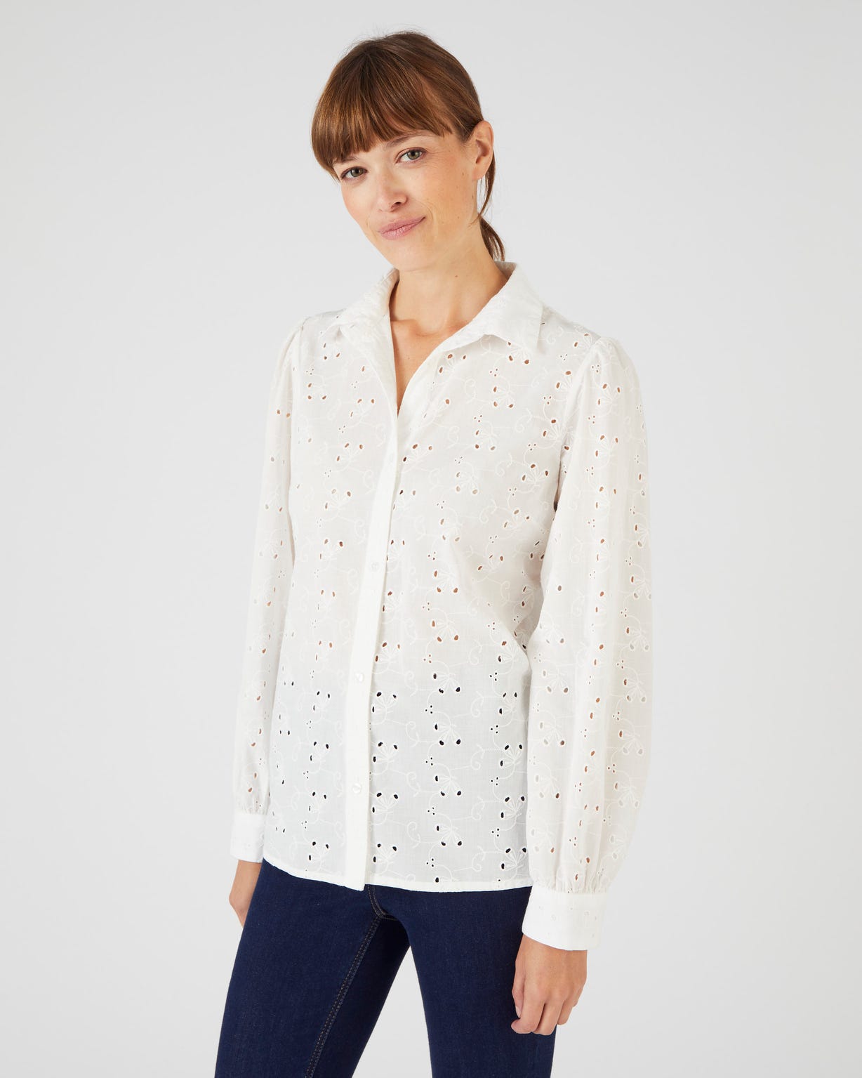 Chemisier broderie anglaise