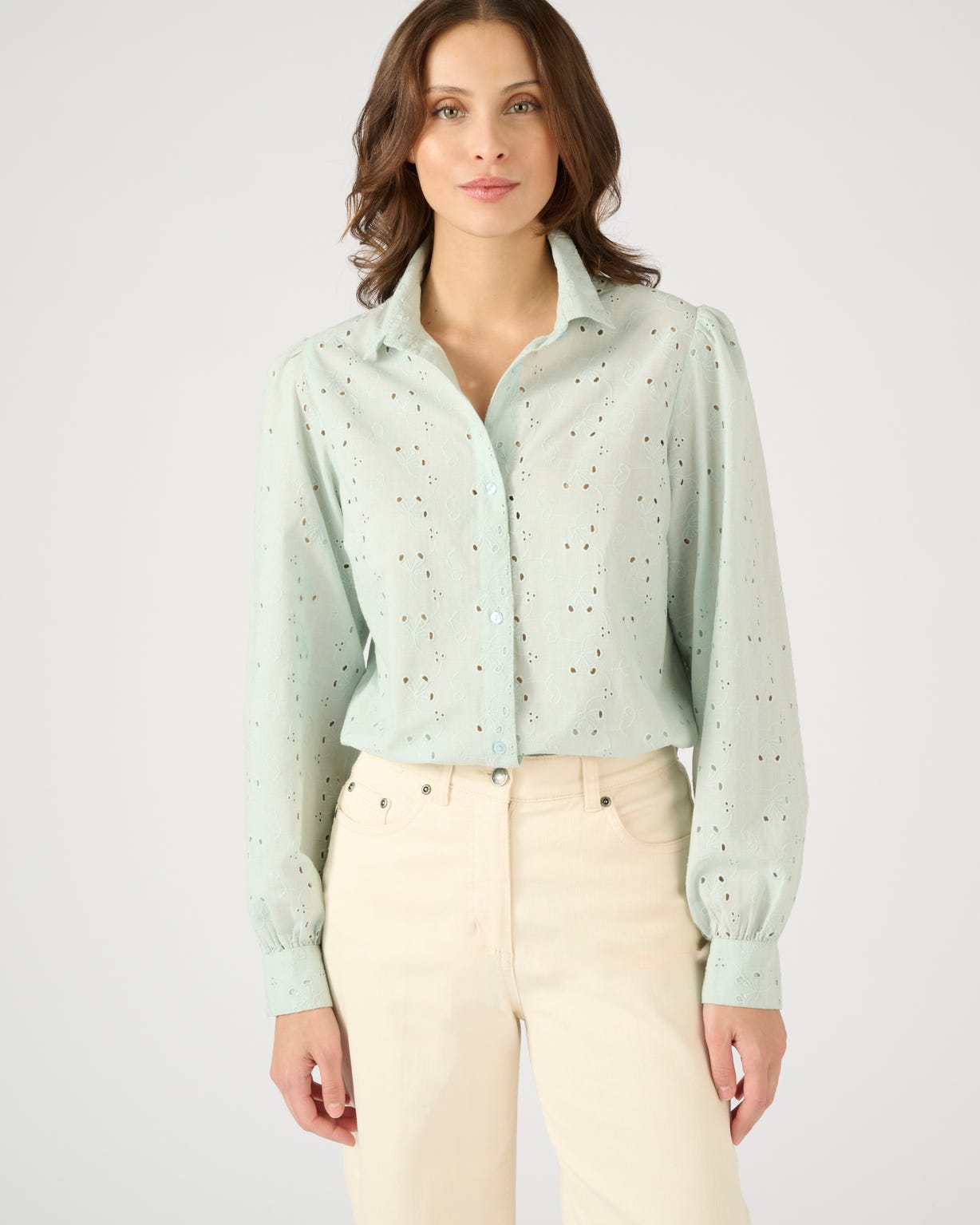 Chemisier broderie anglaise