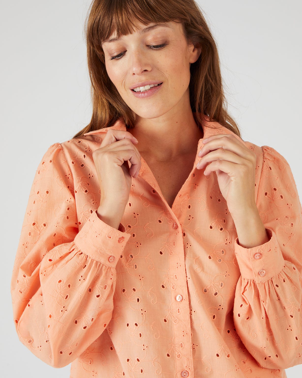 Chemisier broderie anglaise
