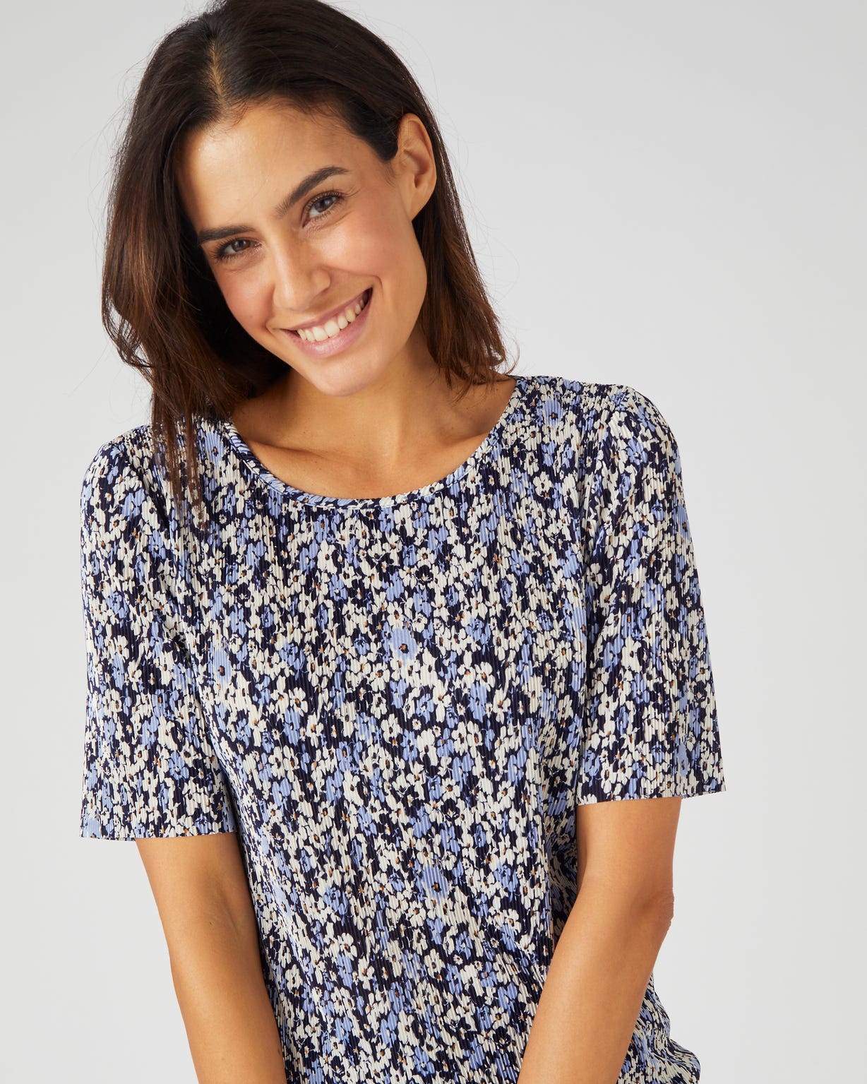 Top plissé permanent