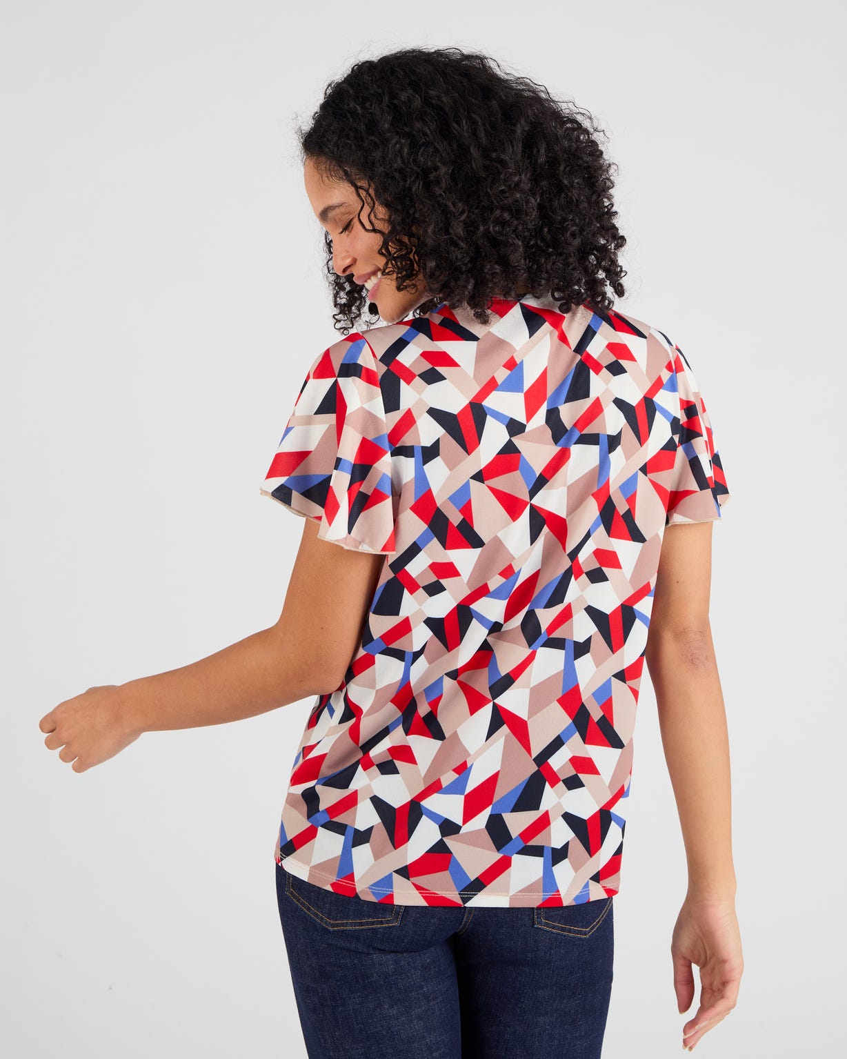 T-shirt manches courtes papillon