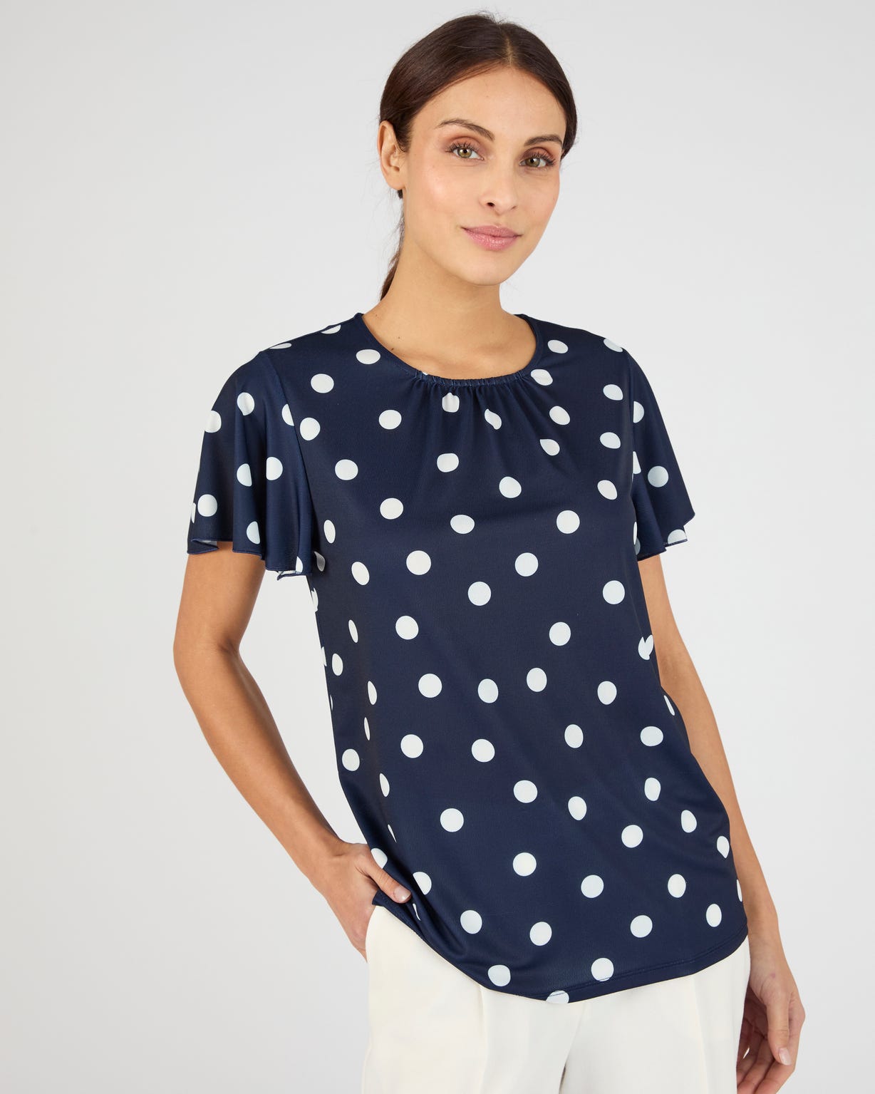 T-shirt manches courtes papillon