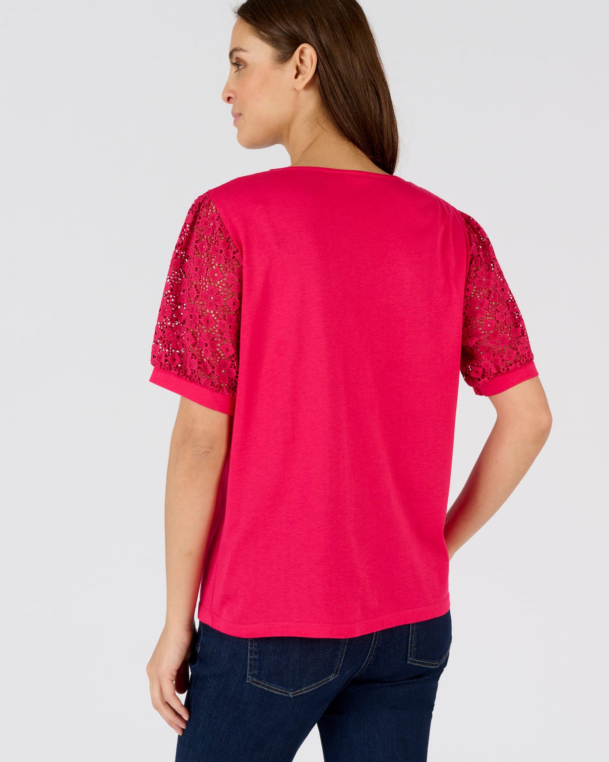 T-shirt détails macramé